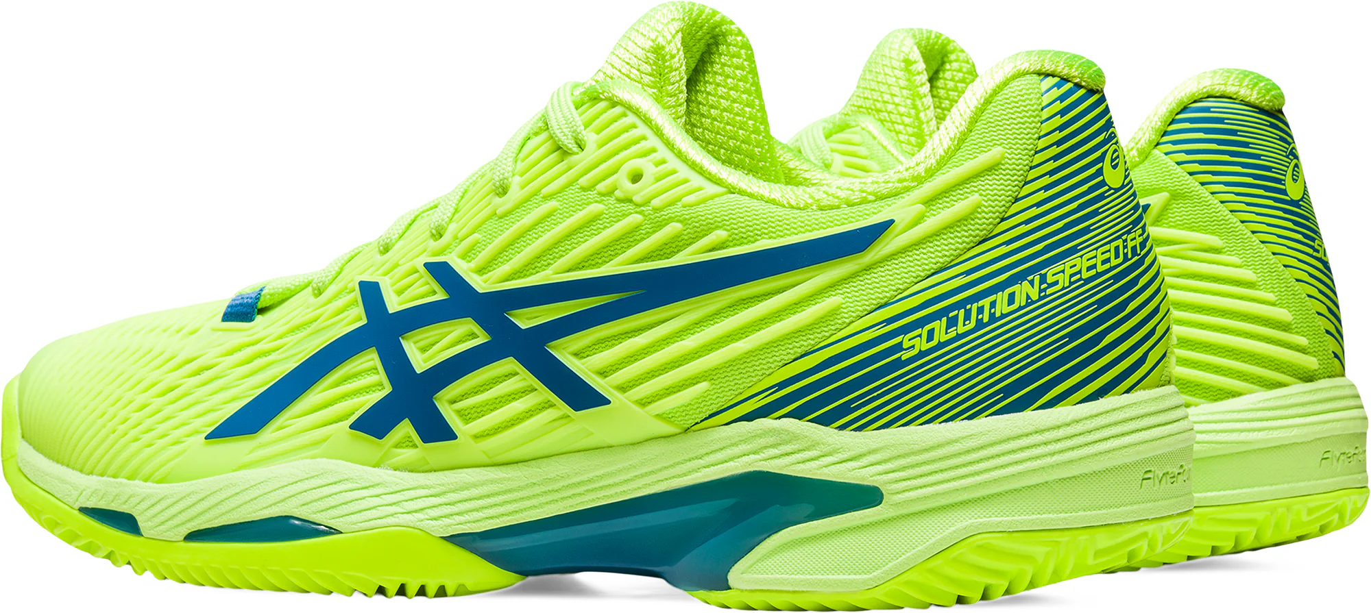 Asics Solution Speed FF 2 Clay Womens Tennis Shoes - Green - Image 5