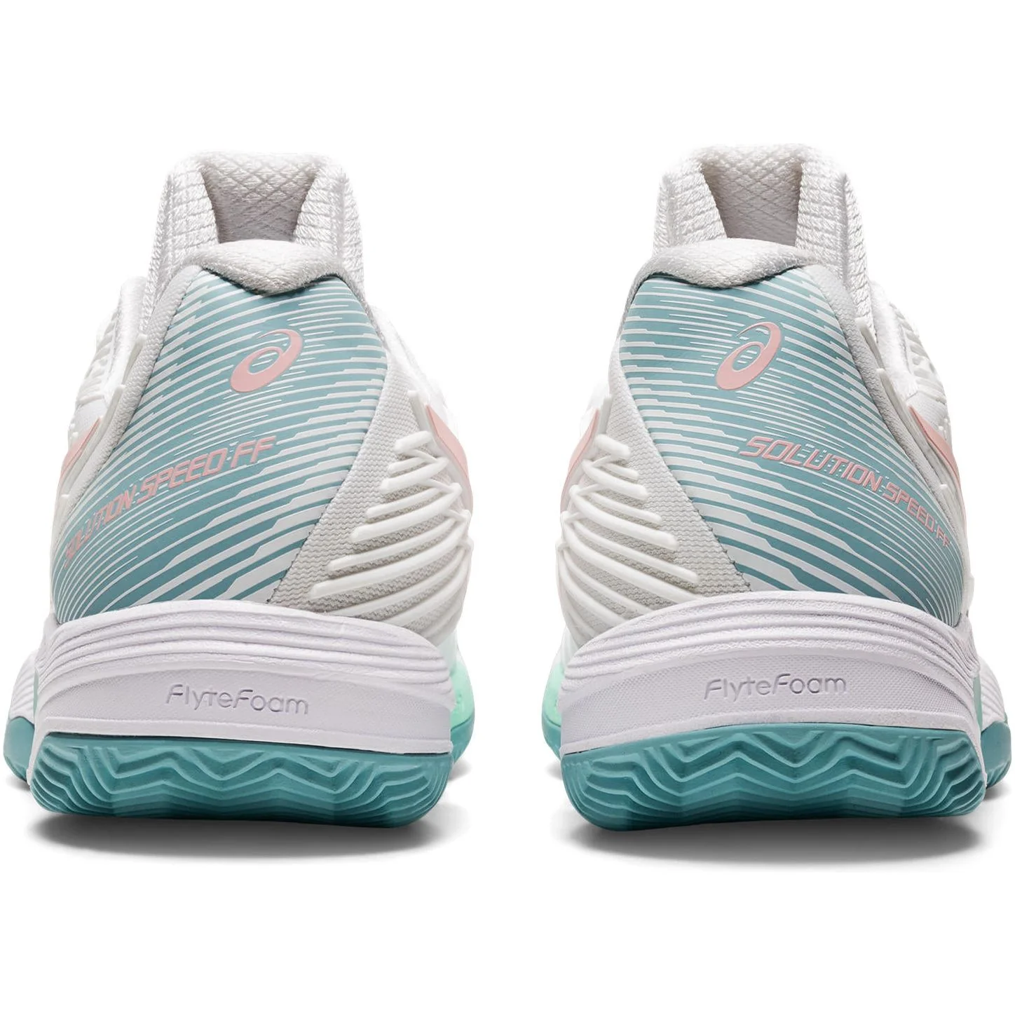 Asics Solution Speed FF 2 Clay Womens Tennis Shoes - White - Image 7