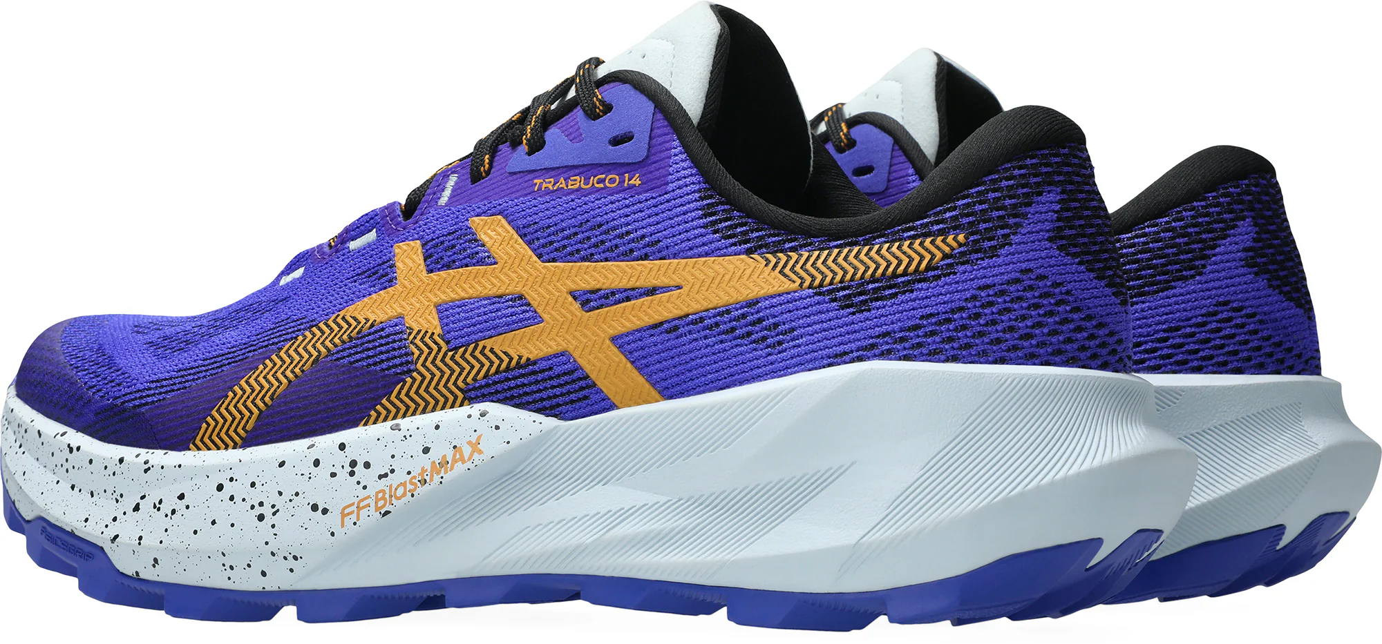Asics Trabuco 14 Mens Trail Running Shoes - Blue - Image 5