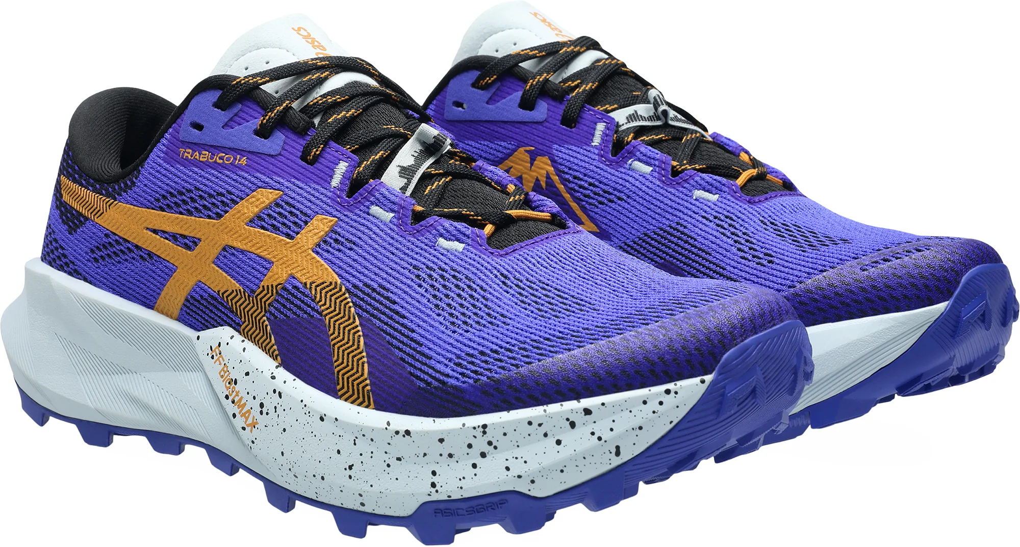 Asics Trabuco 14 Mens Trail Running Shoes - Blue - Image 6