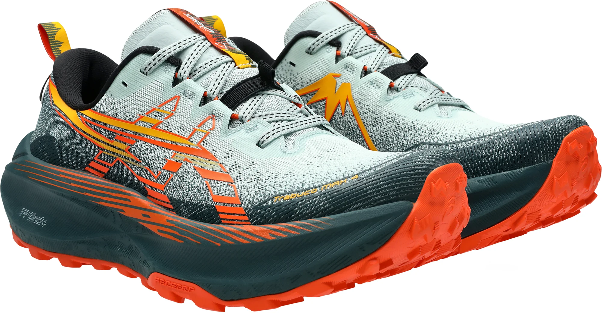 Asics Trabuco Max 4 Mens Trail Running Shoes - Green - Image 6
