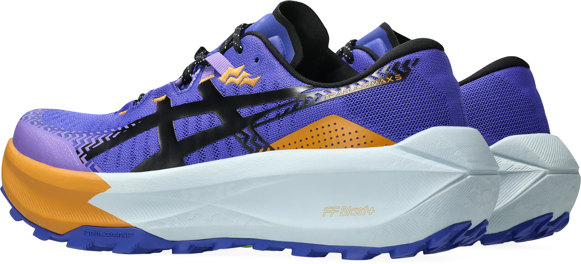 Asics Trabuco Max 5 Mens Trail Running Shoes - Blue - Image 5