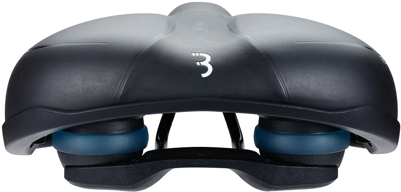 BBB Meander Relaxed Cycling Saddle - Black - Image 3