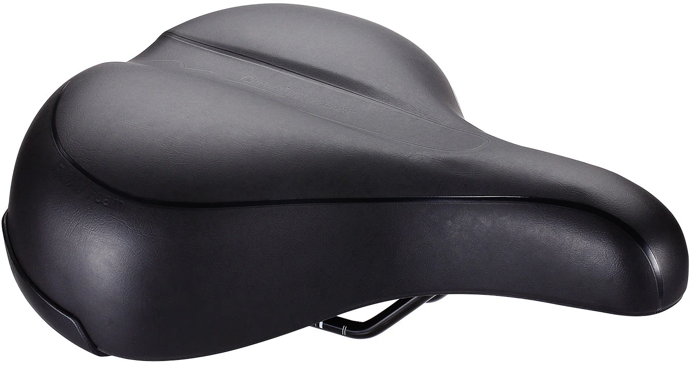 BBB Meander Upright Cycling Saddle - Black