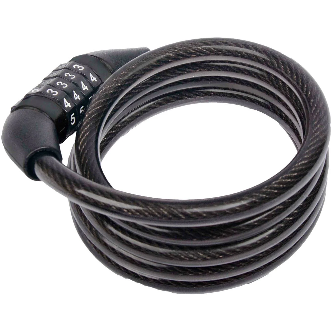 BBB QuickCode Coiled Cable Bike Lock - Black