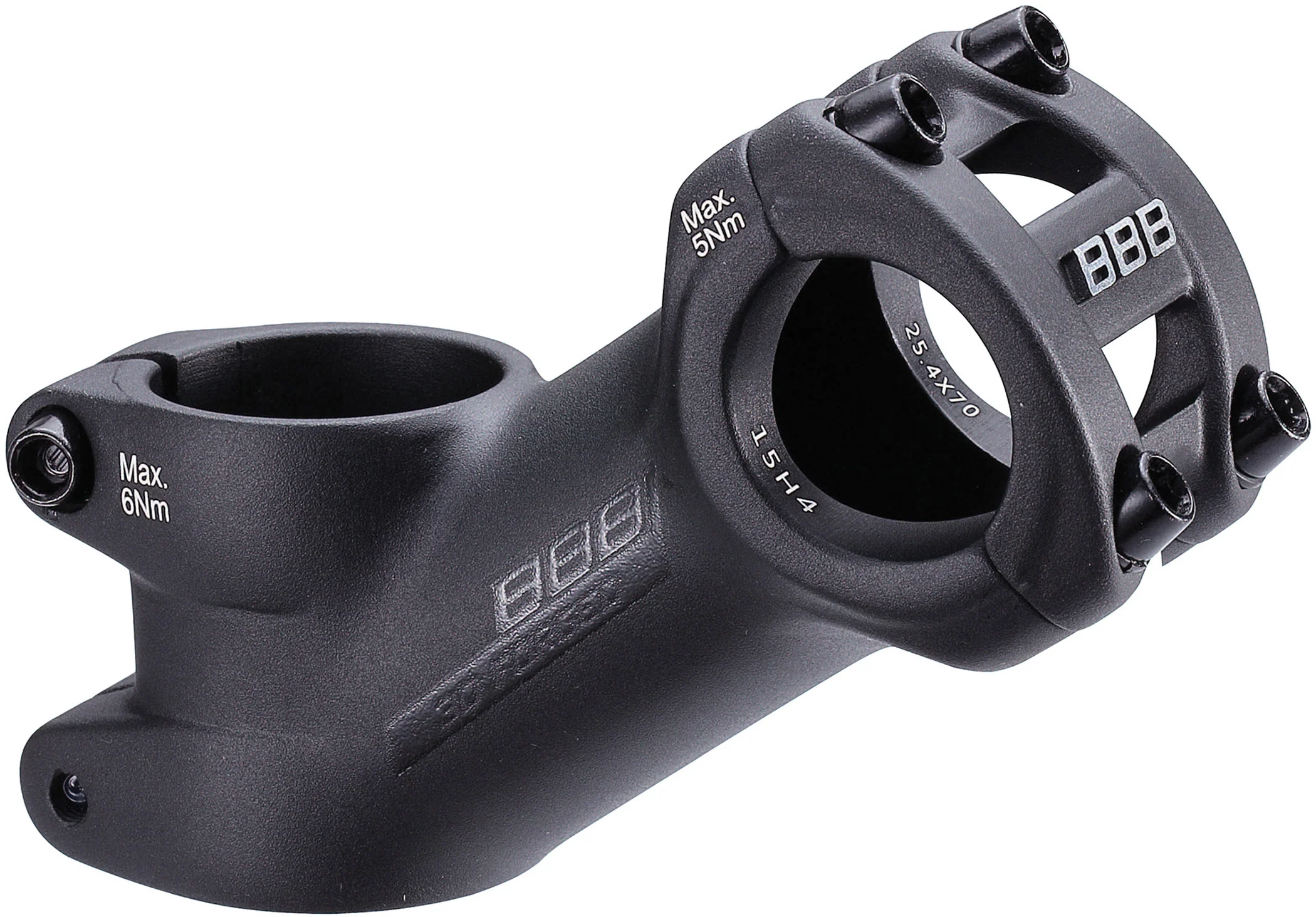 BHS-24 - HighRise MTB Stem 35° x 25.4mm (Black 70mm)