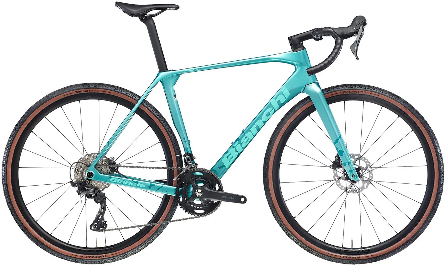 Bianchi Impulso Comp GRX610/820 Carbon Gravel Bike 2026 - Metallic Celeste