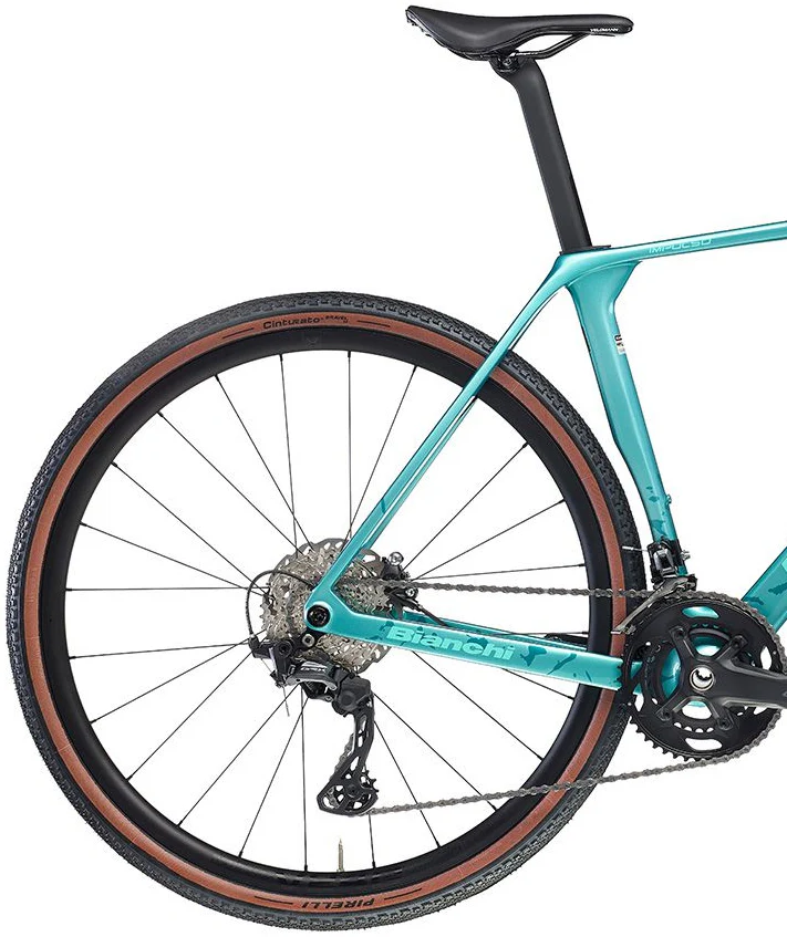 Bianchi Impulso Comp GRX610/820 Carbon Gravel Bike 2026 - Metallic Celeste - Image 2