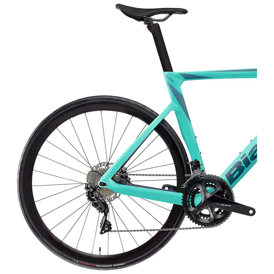 Bianchi Oltre Race 105 Racing 400 Carbon Road Bike 2025 - Celeste - Image 2