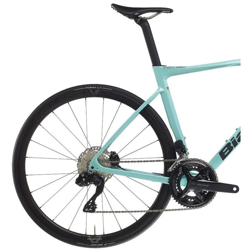 Bianchi Specialissima Comp 105 Di2 Carbon Road Bike 2025 - Celeste - Image 2