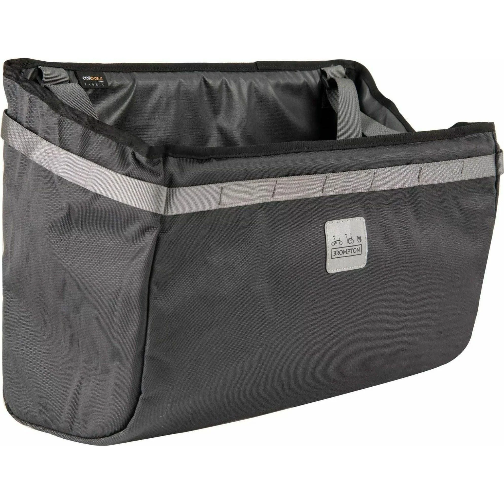 Brompton Borough Large Basket Bag - Grey - Image 2