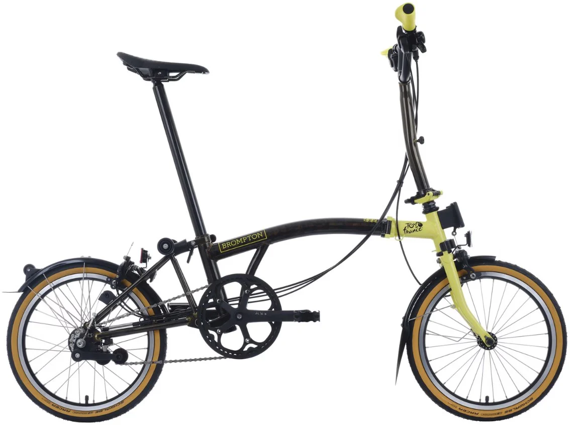 Brompton C Line 6-Speed Tour de France Limited Edition Folding Bike - Leaders Yellow