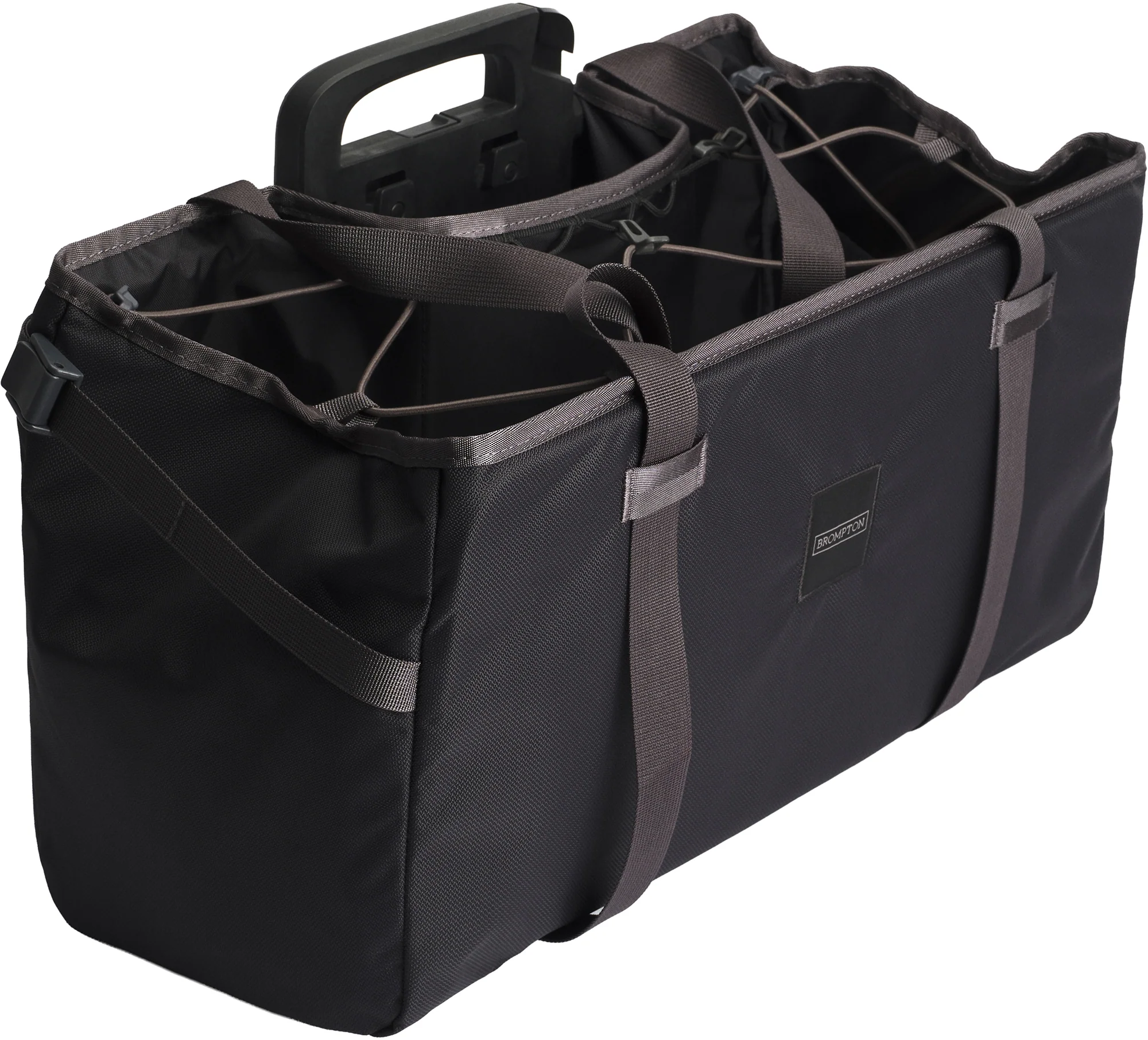 Brompton Electric Basket Bag - Black - Image 4