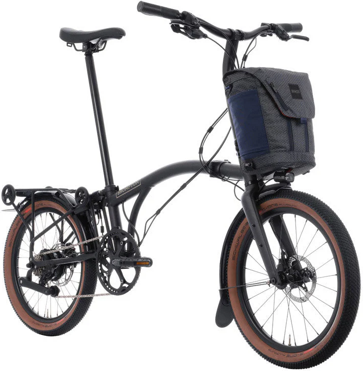 Brompton Electric G Line V2 with Roller Frame 4 Speed Folding Bike - Space Black - Image 2
