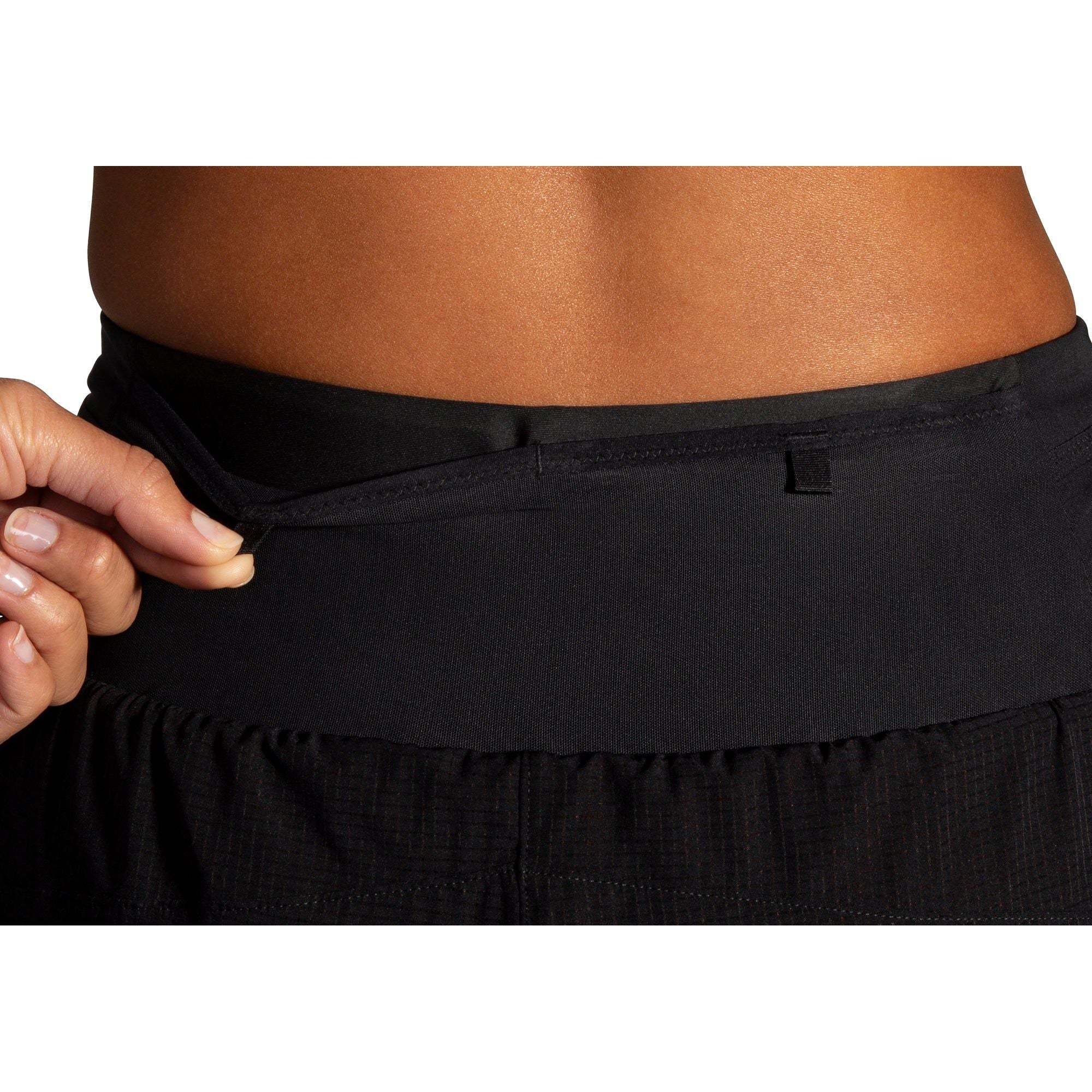 Brooks 3 Inch High Point 2.0 2 In 1 Womens Running Shorts - Black - Image 4