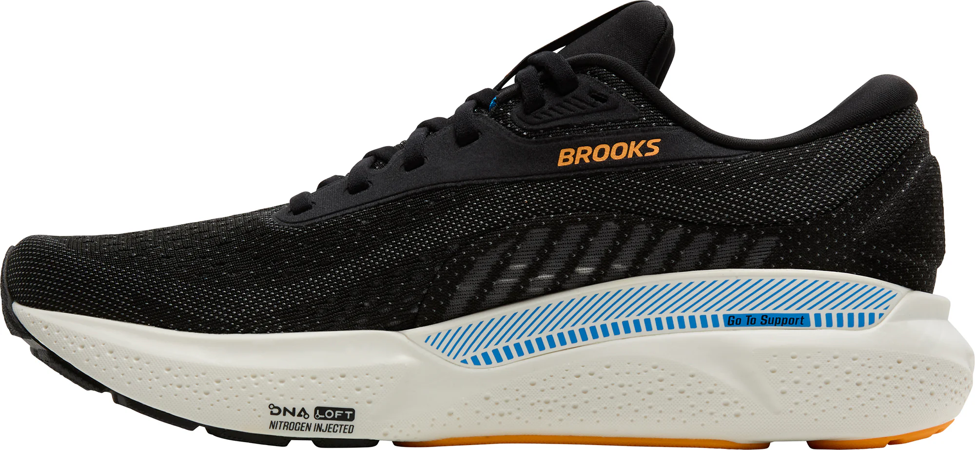 Brooks Adrenaline GTS 24 Mens Running Shoes - Black - Image 3