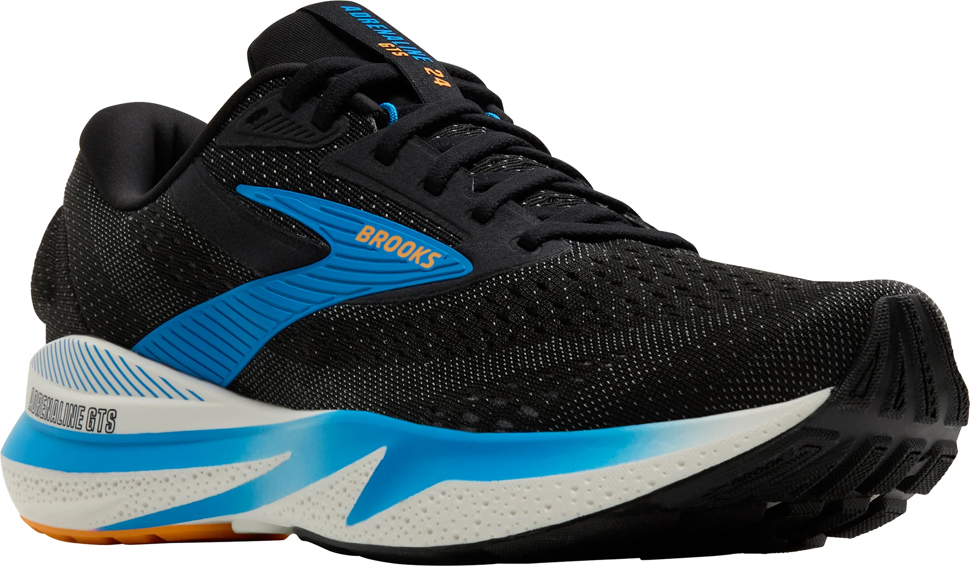 Brooks Adrenaline GTS 24 Mens Running Shoes - Black - Image 6