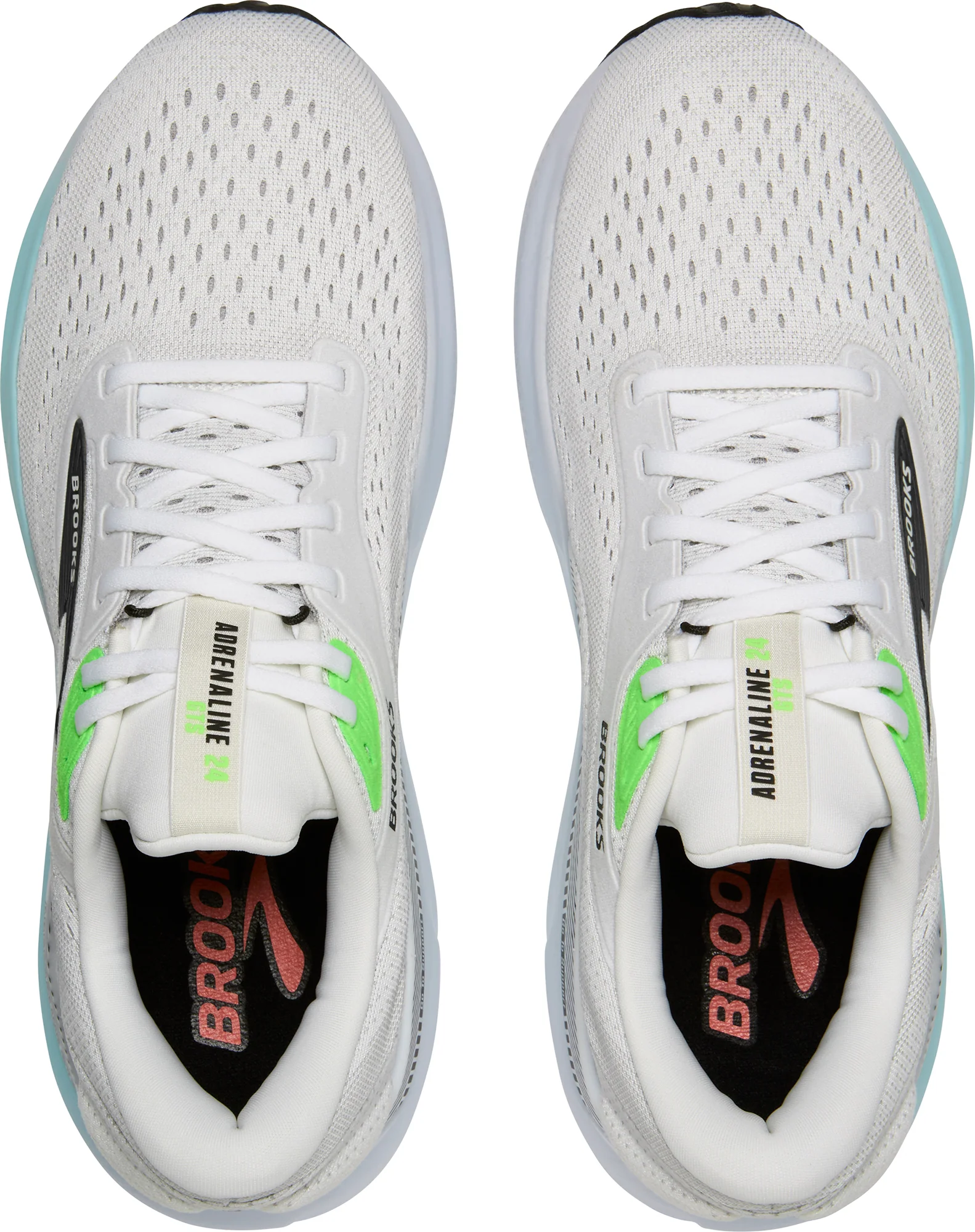 Brooks Adrenaline GTS 24 Mens Running Shoes - White - Image 4