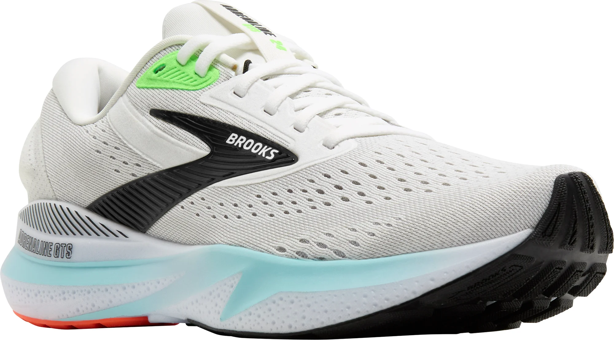 Brooks Adrenaline GTS 24 Mens Running Shoes - White - Image 6