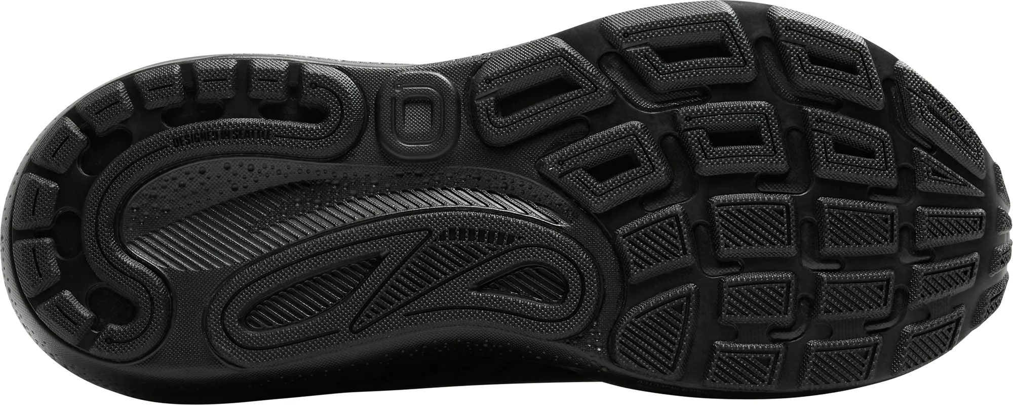 Brooks Adrenaline GTS 24 WIDE FIT Mens Running Shoes - Black - Image 2