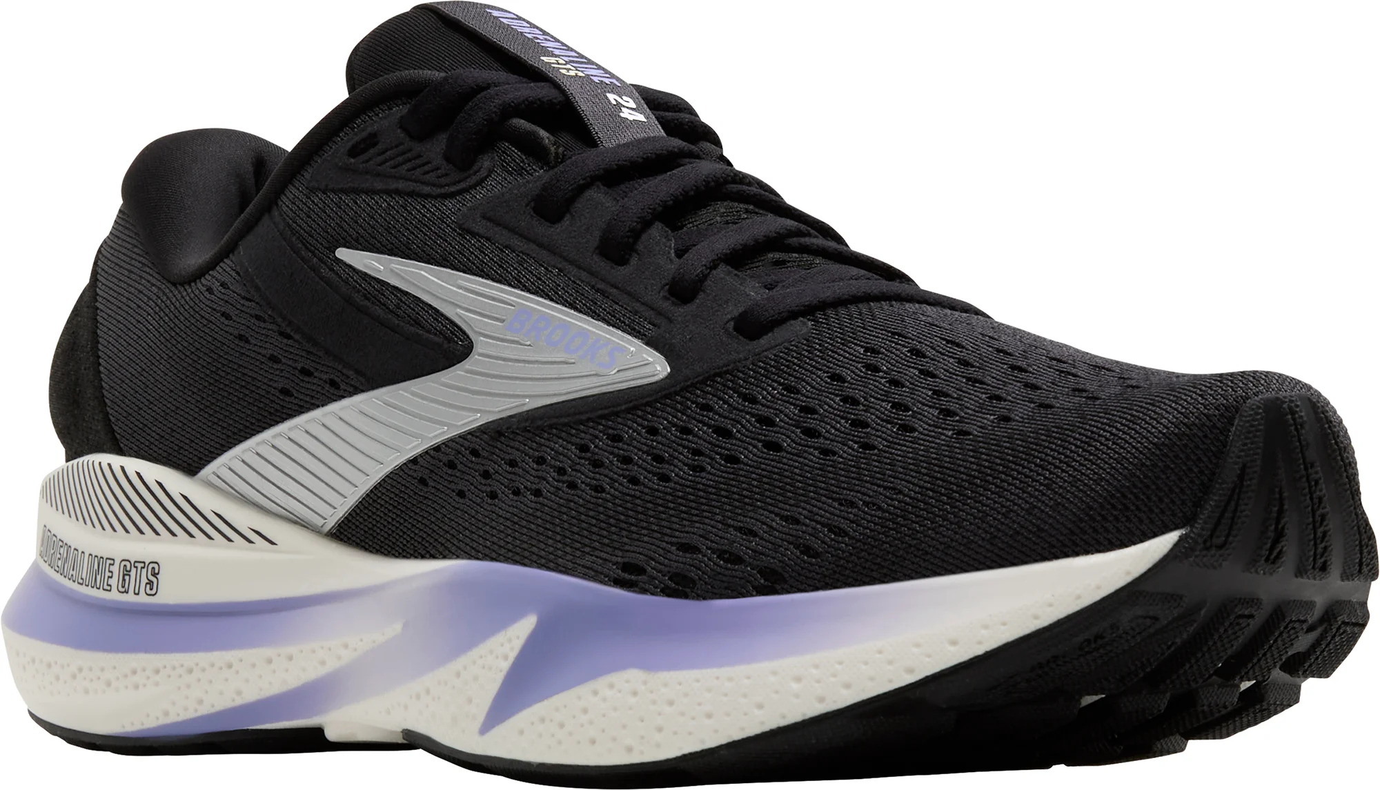 Brooks Adrenaline GTS 24 Womens Running Shoes - Black - Image 6