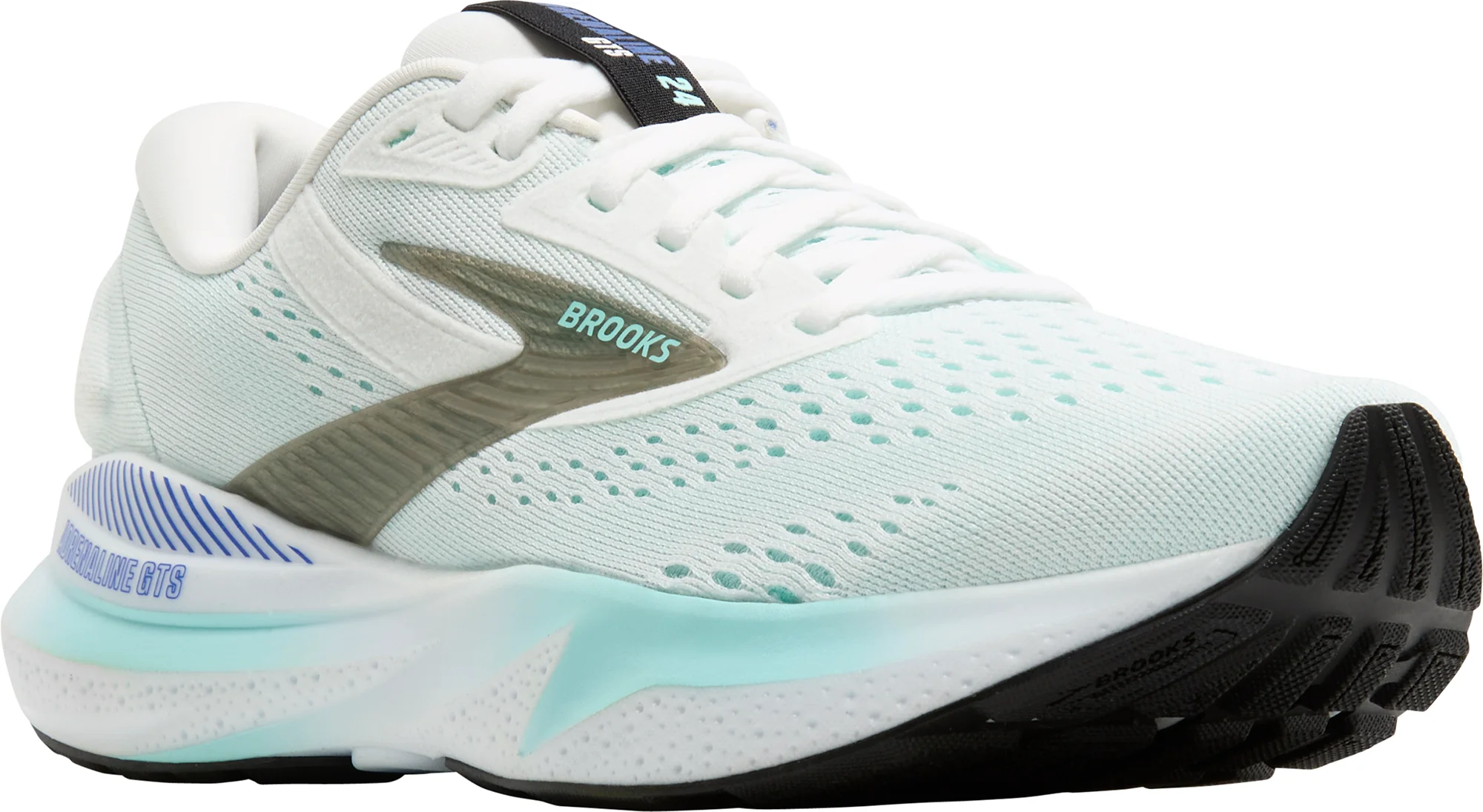 Brooks Adrenaline GTS 24 Womens Running Shoes - White - Image 6
