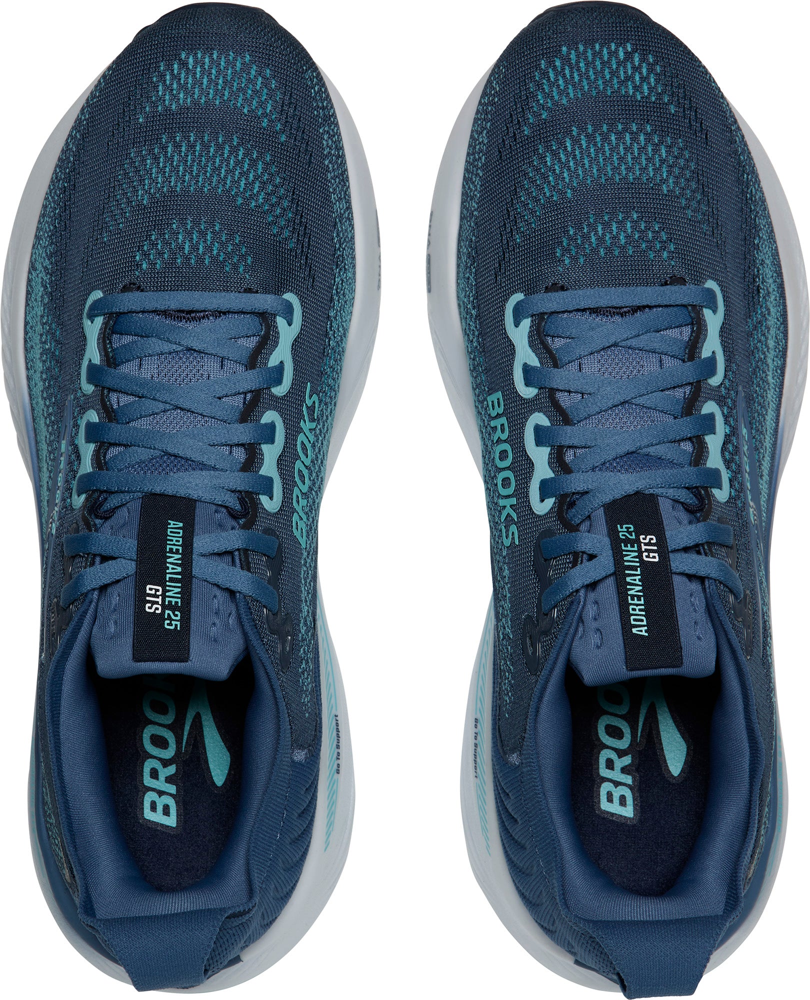 Brooks Adrenaline GTS 25 Mens Running Shoes - Blue - Image 4