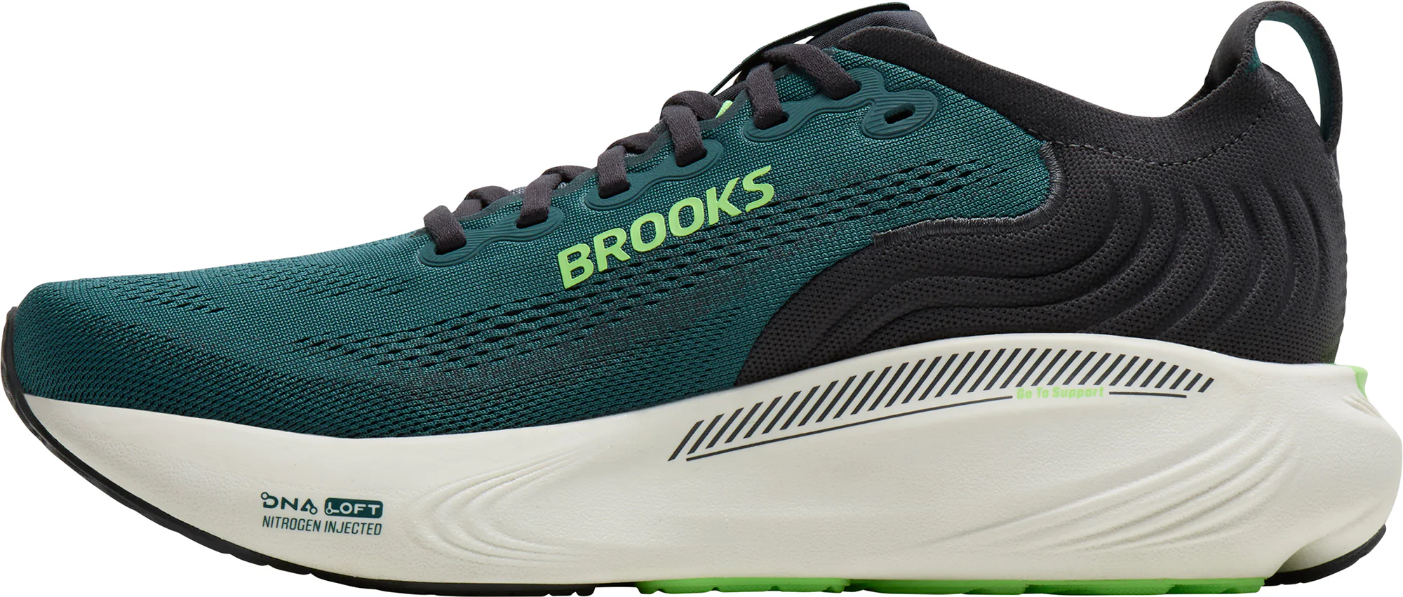 Brooks Adrenaline GTS 25 Mens Running Shoes - Green - Image 3