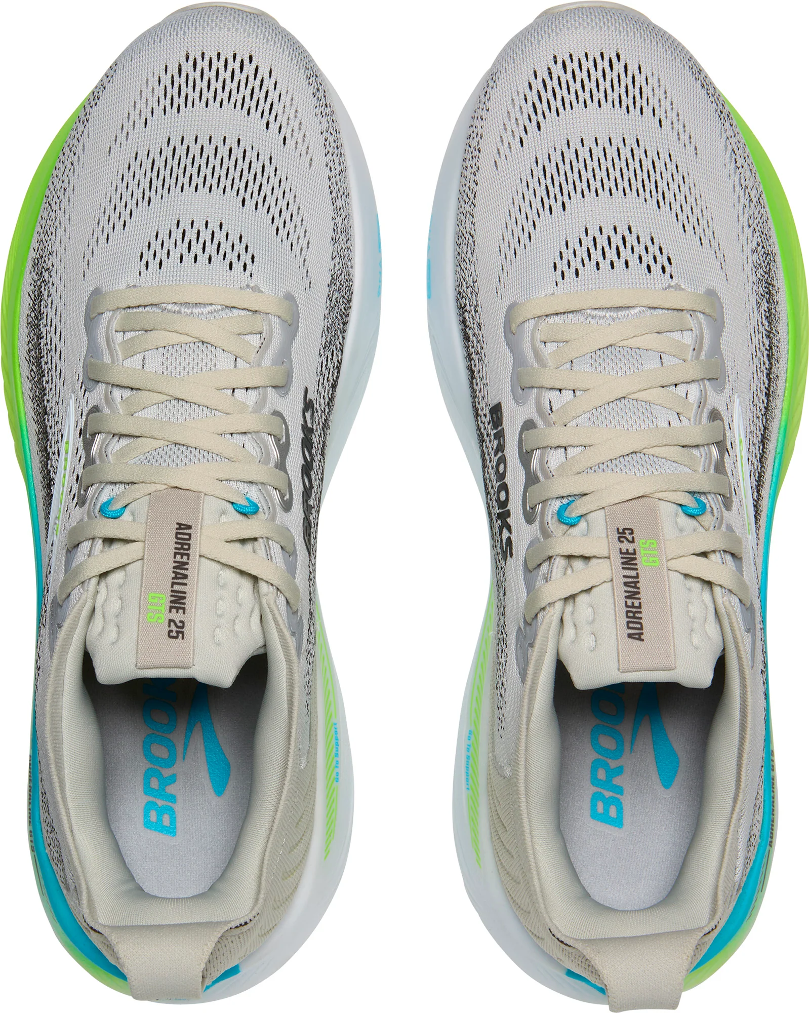 Brooks Adrenaline GTS 25 Mens Running Shoes - Grey - Image 4