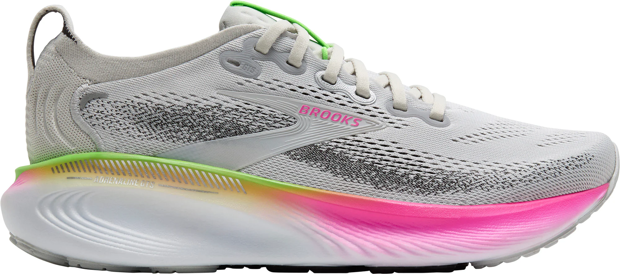 Brooks Adrenaline GTS 25 WIDE FIT Womens Running Shoes - Grey