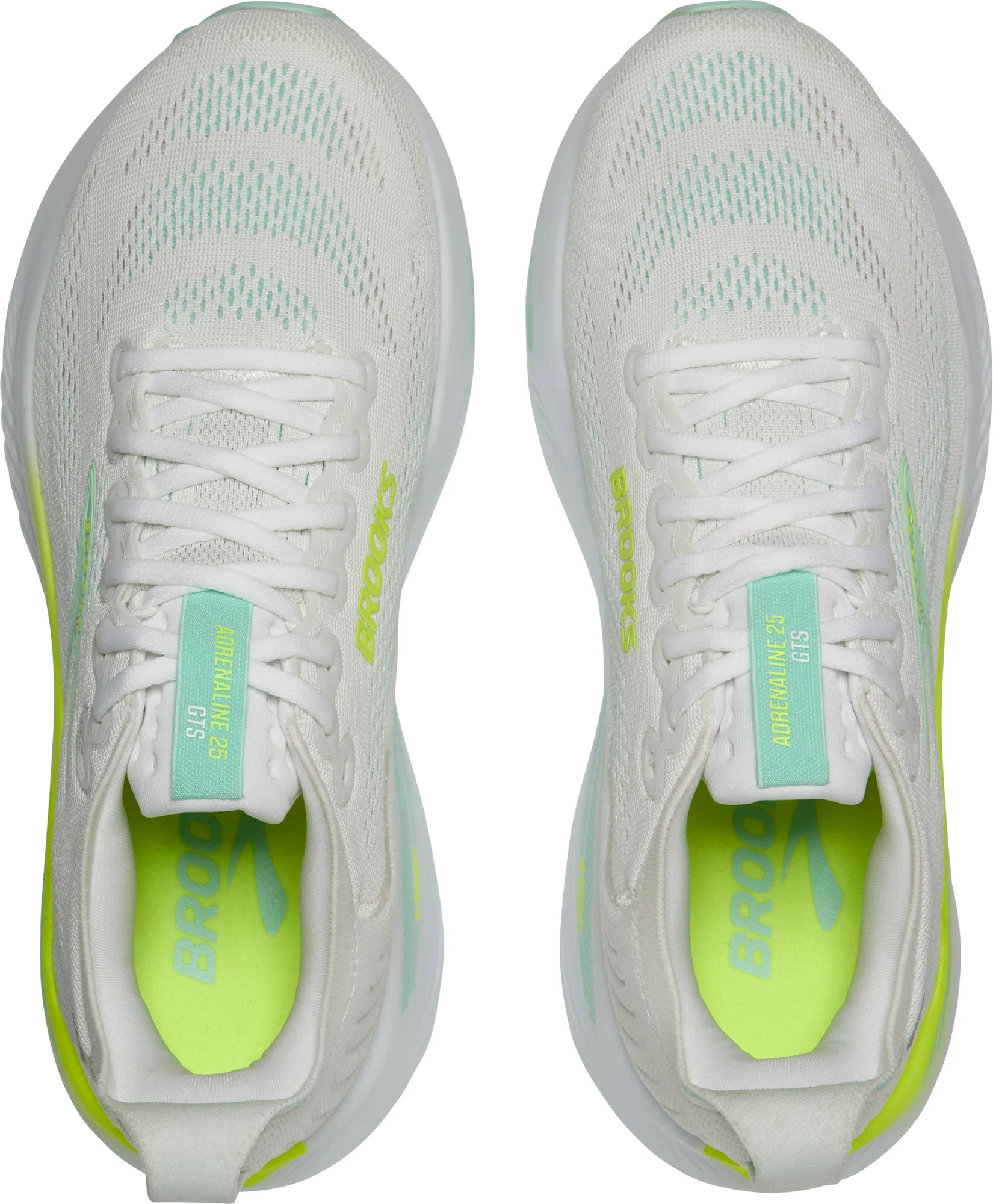 Brooks Adrenaline GTS 25 Womens Running Shoes - White - Image 4