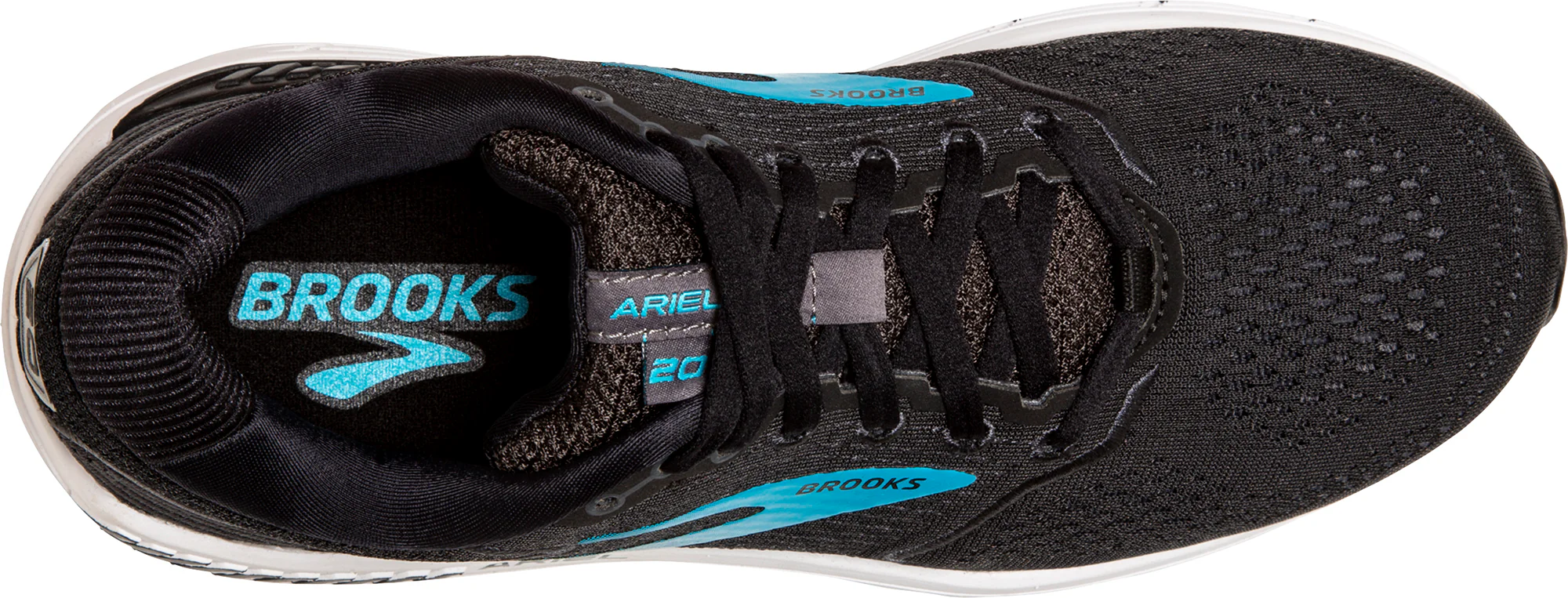 Brooks Ariel 20 WIDE FIT Womens Running Shoes - Black - Image 4
