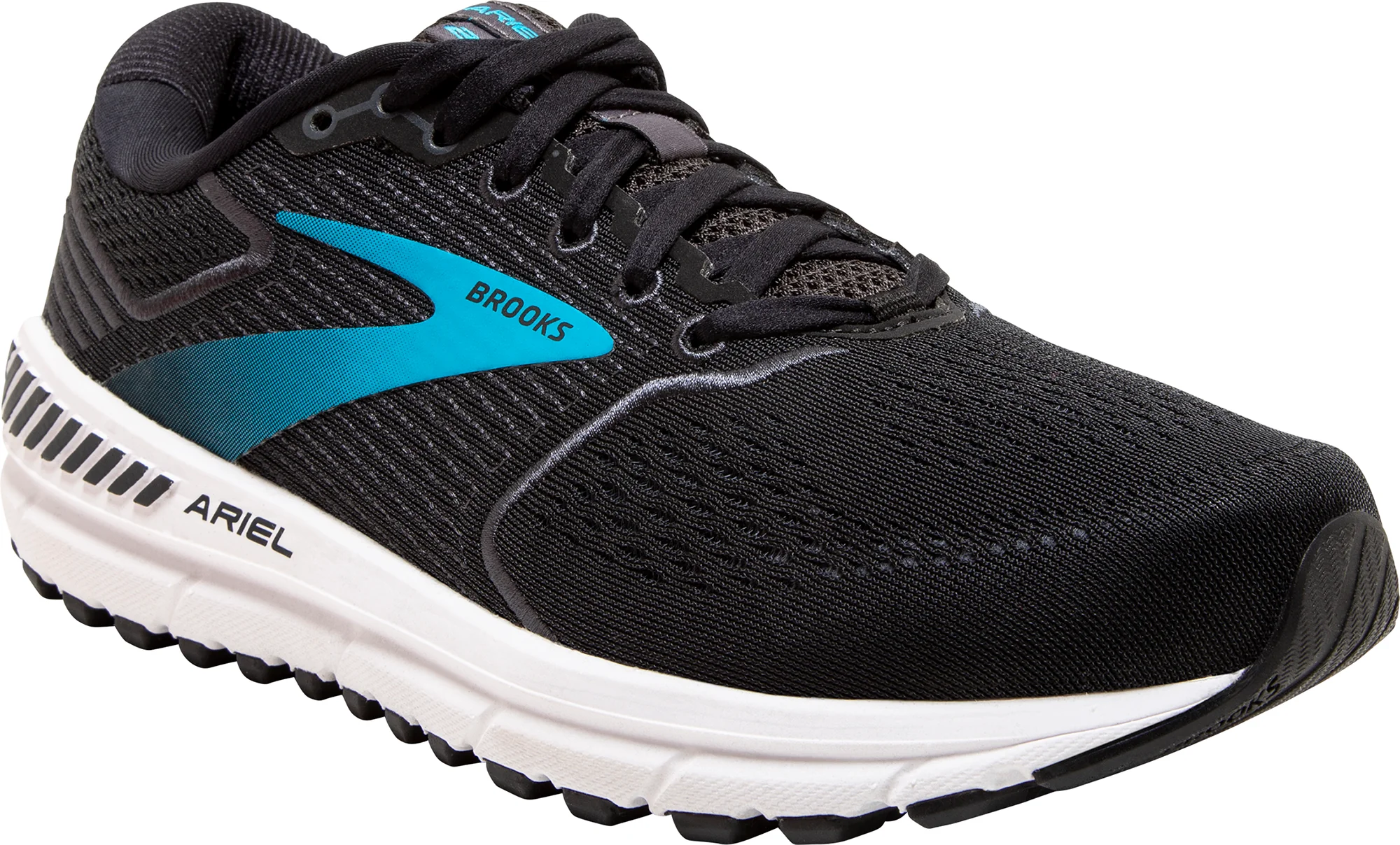 Brooks Ariel 20 WIDE FIT Womens Running Shoes - Black - Image 6