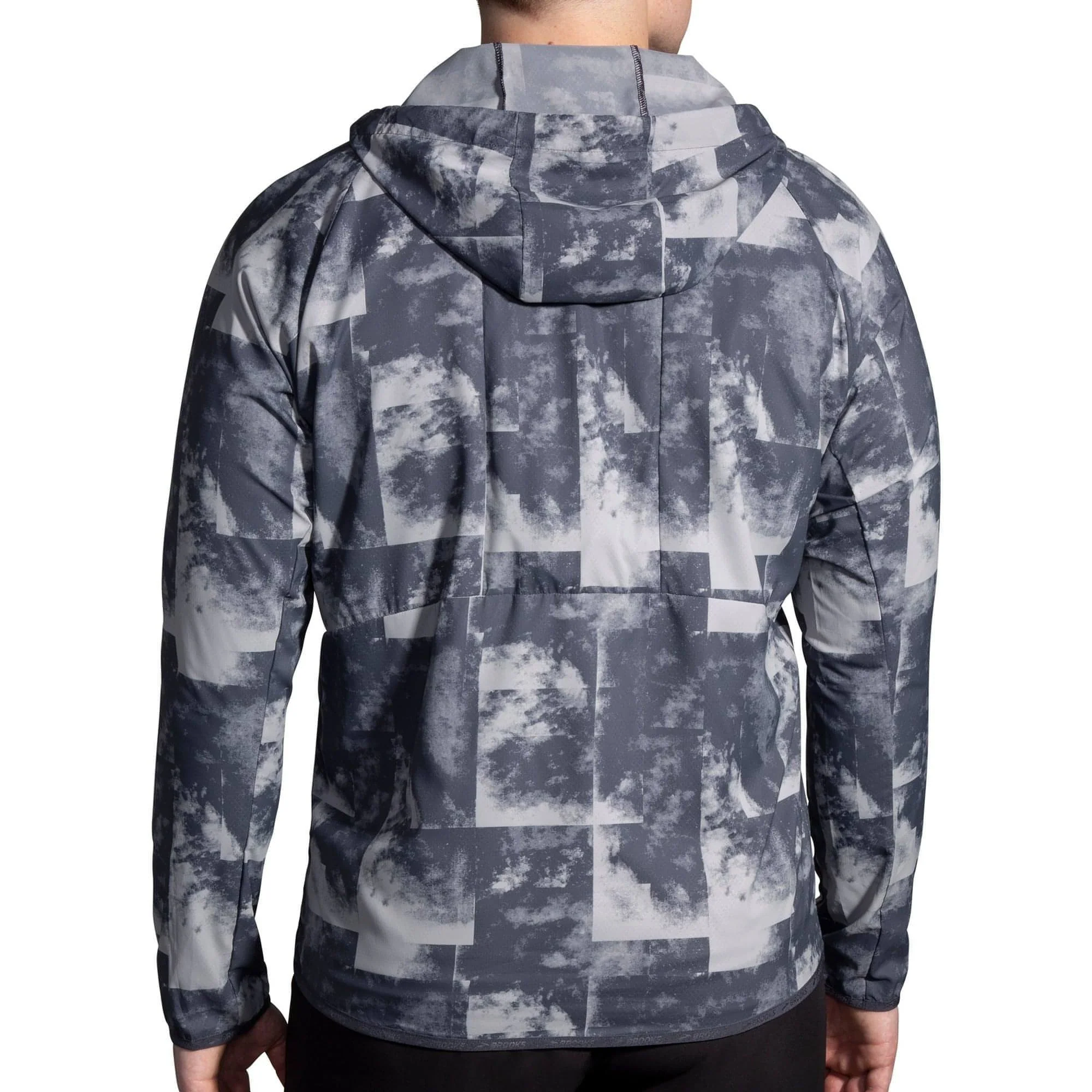 Brooks Canopy Mens Running Jacket - Grey - Image 2