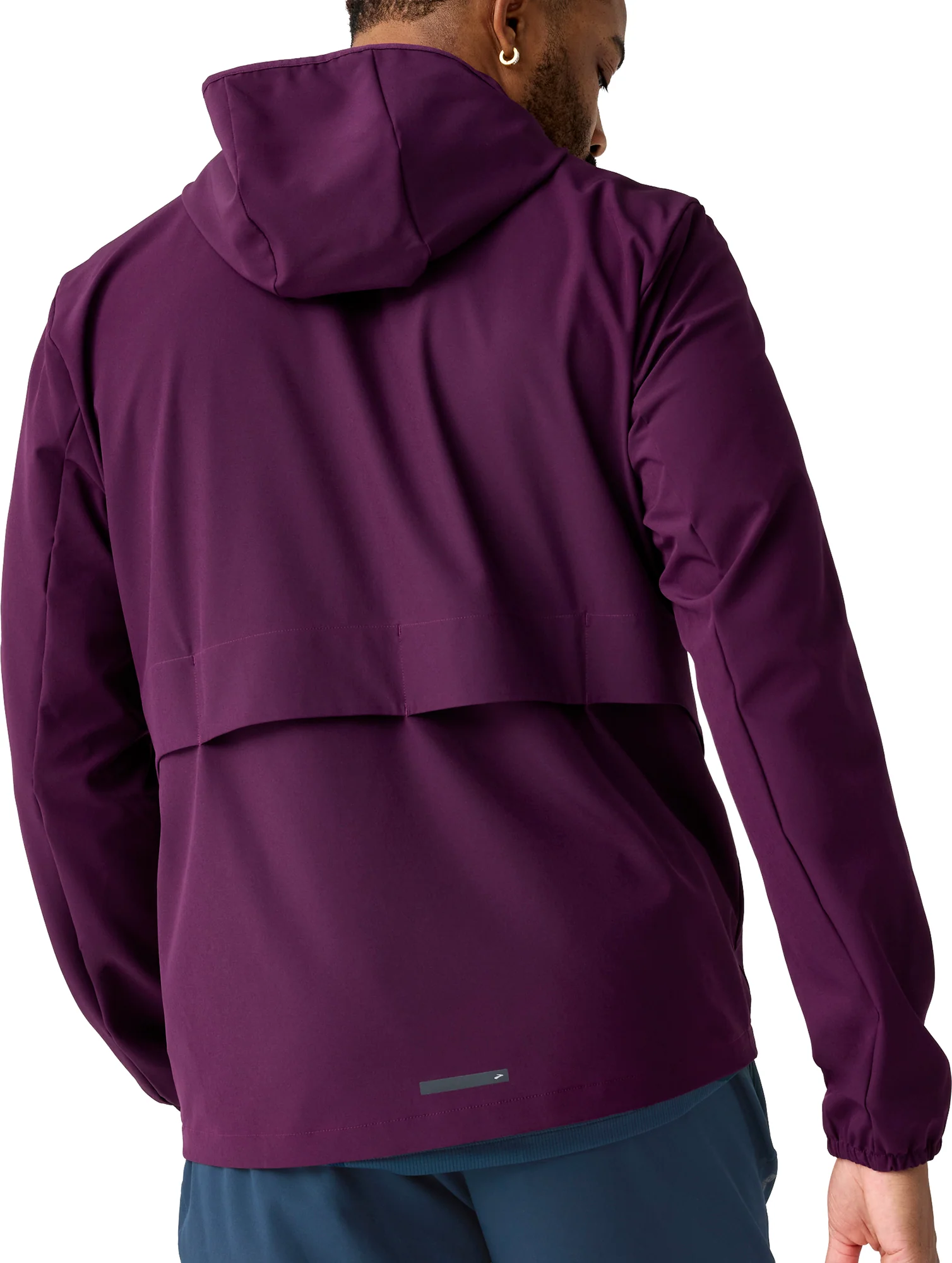 Brooks Canopy Mens Running Jacket - Purple - Image 2