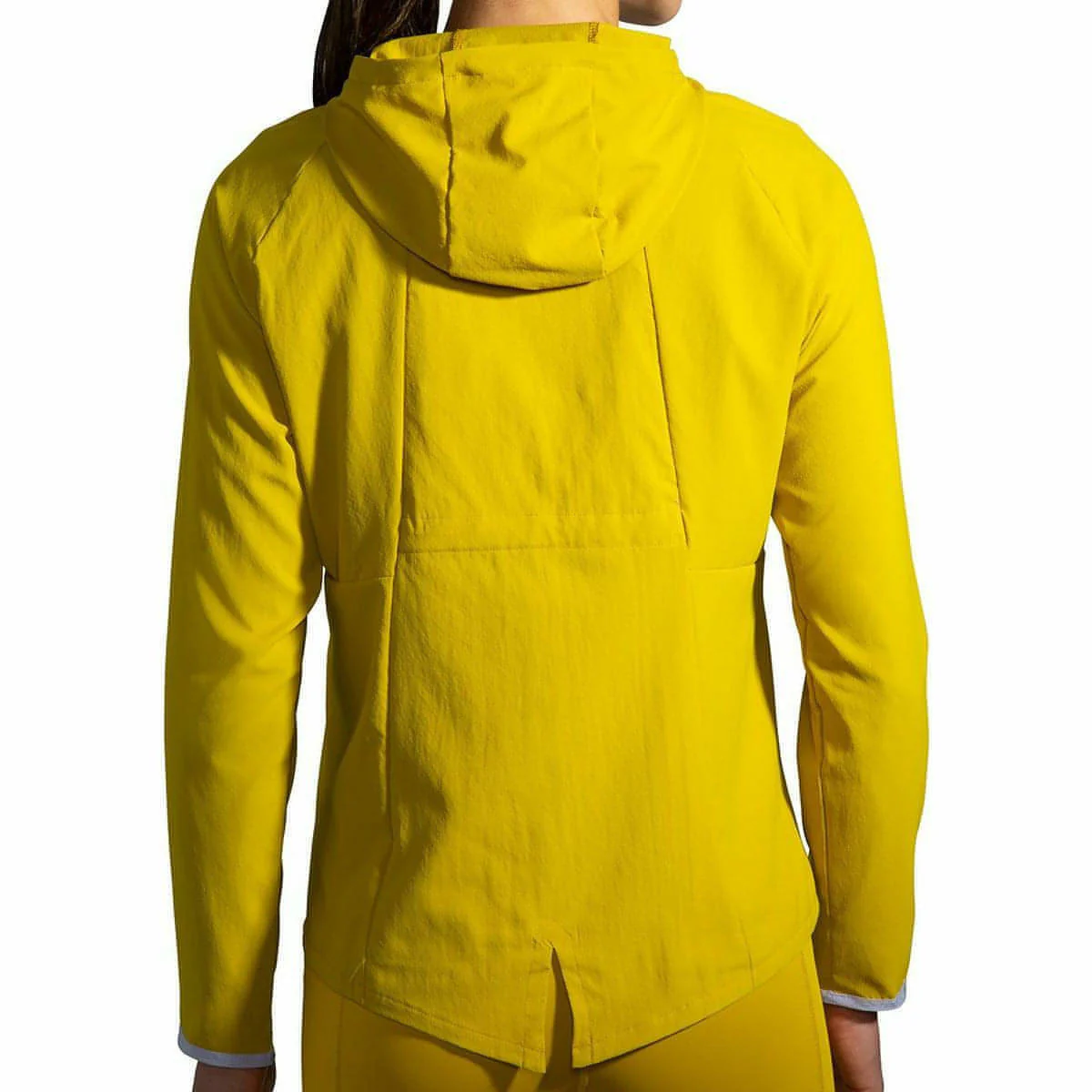 Brooks Canopy Womens Running Jacket - Yellow - Image 2