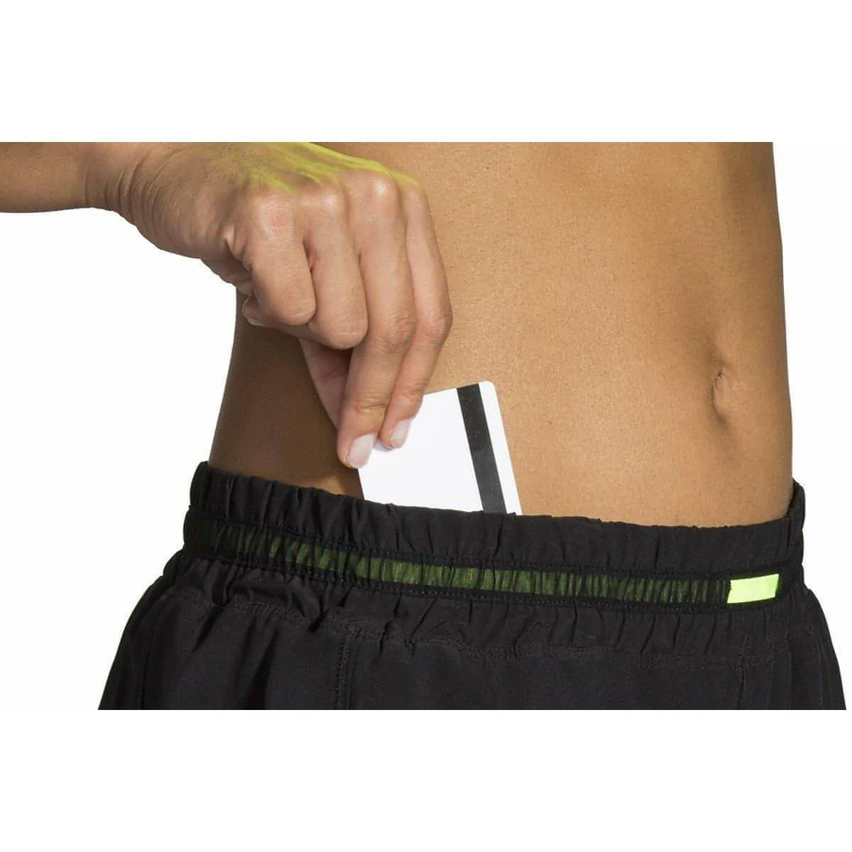 Brooks Carbonite 4 Inch Womens Running Shorts - Black - Image 4