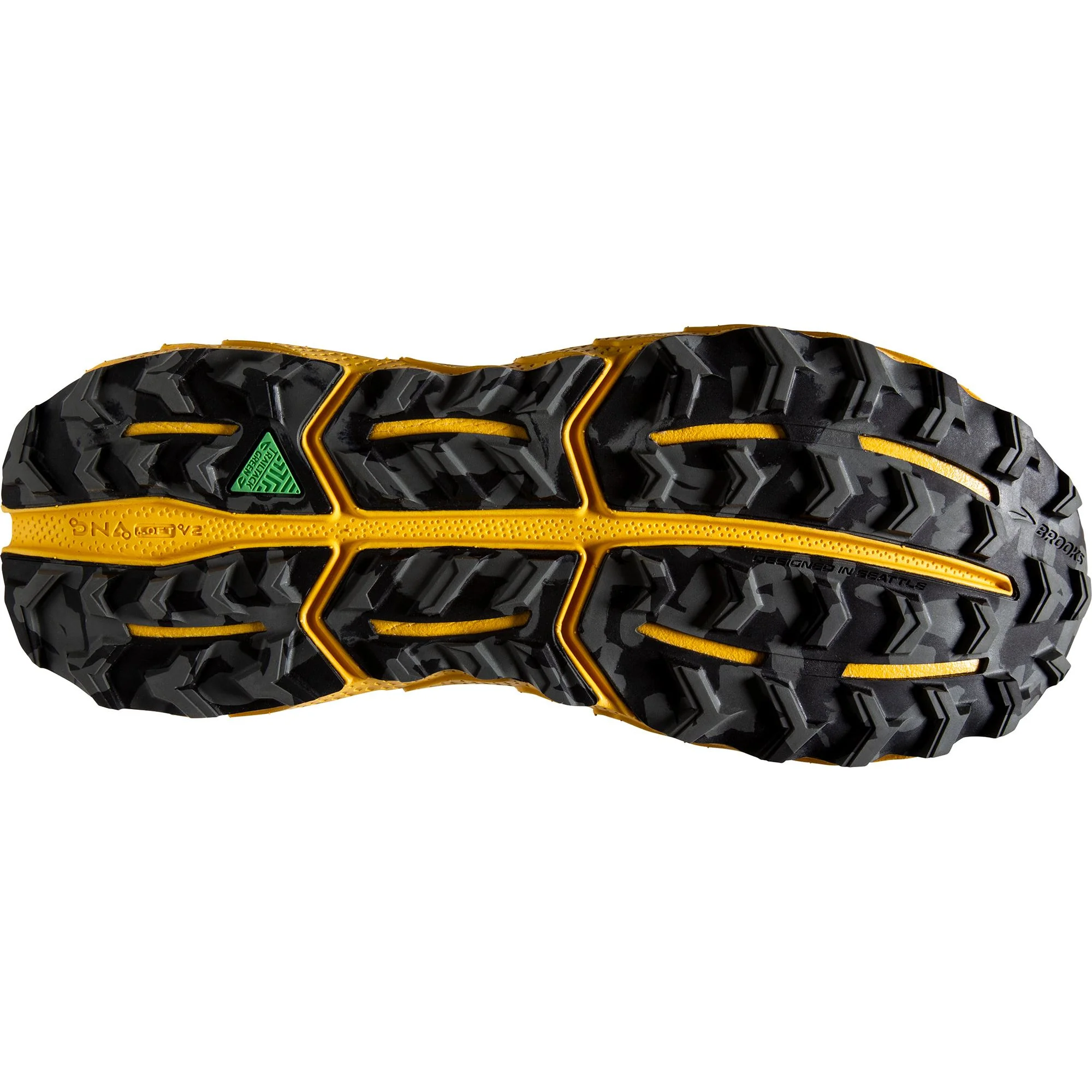 Brooks Cascadia 17 Mens Trail Running Shoes - Grey - Image 2