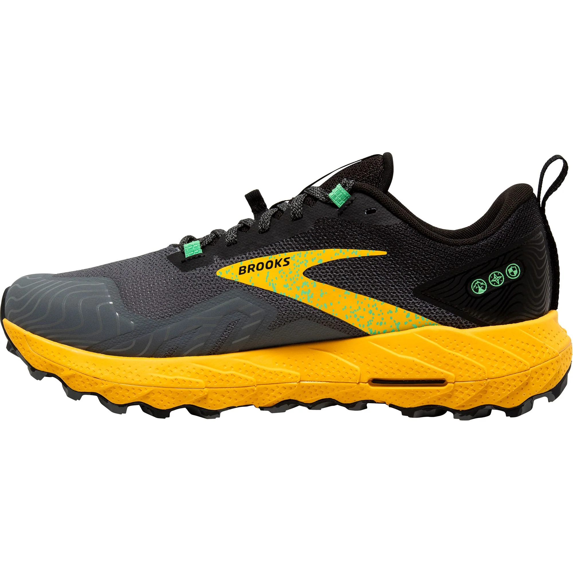 Brooks Cascadia 17 Mens Trail Running Shoes - Grey - Image 3