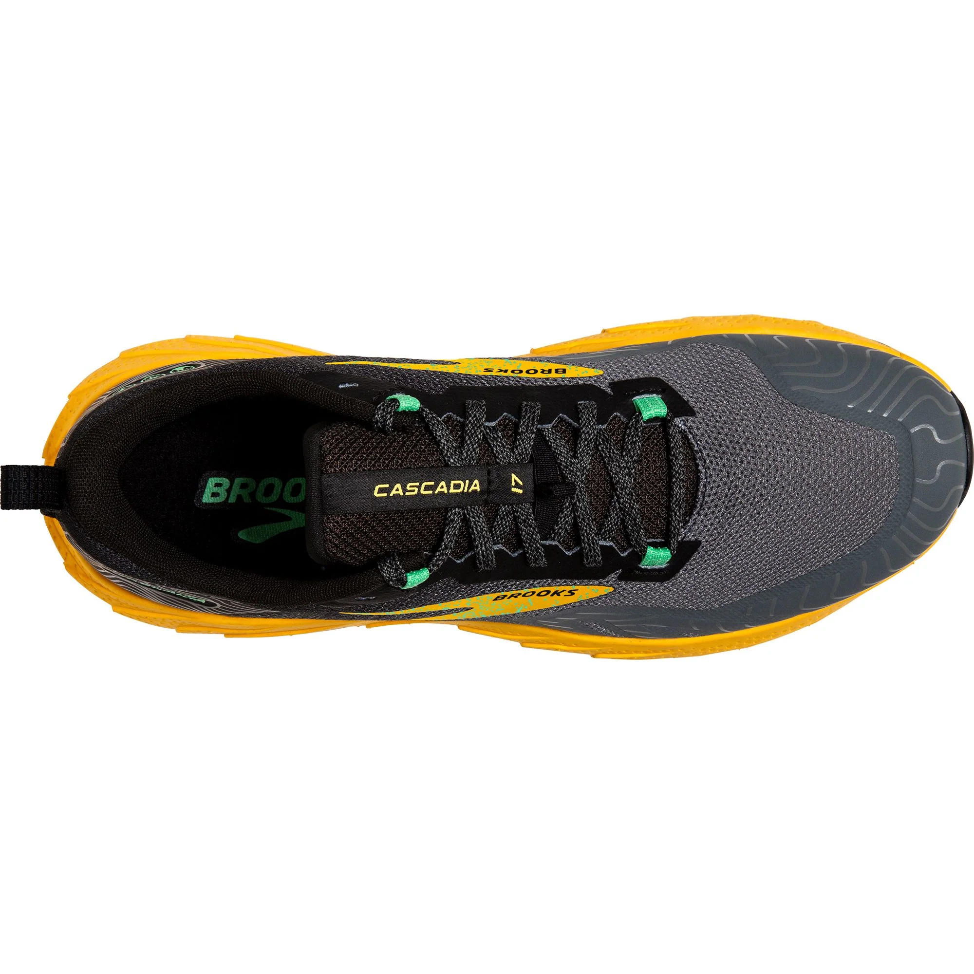 Brooks Cascadia 17 Mens Trail Running Shoes - Grey - Image 4