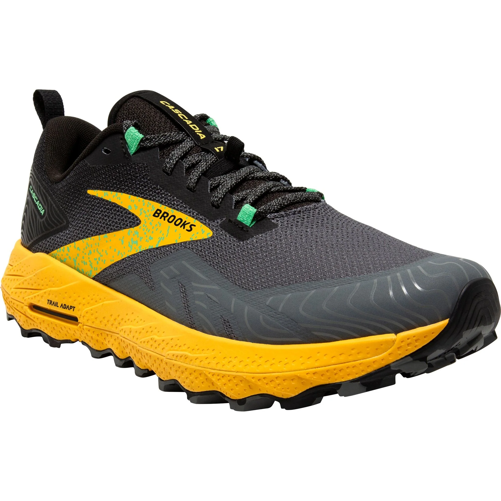 Brooks Cascadia 17 Mens Trail Running Shoes - Grey - Image 6