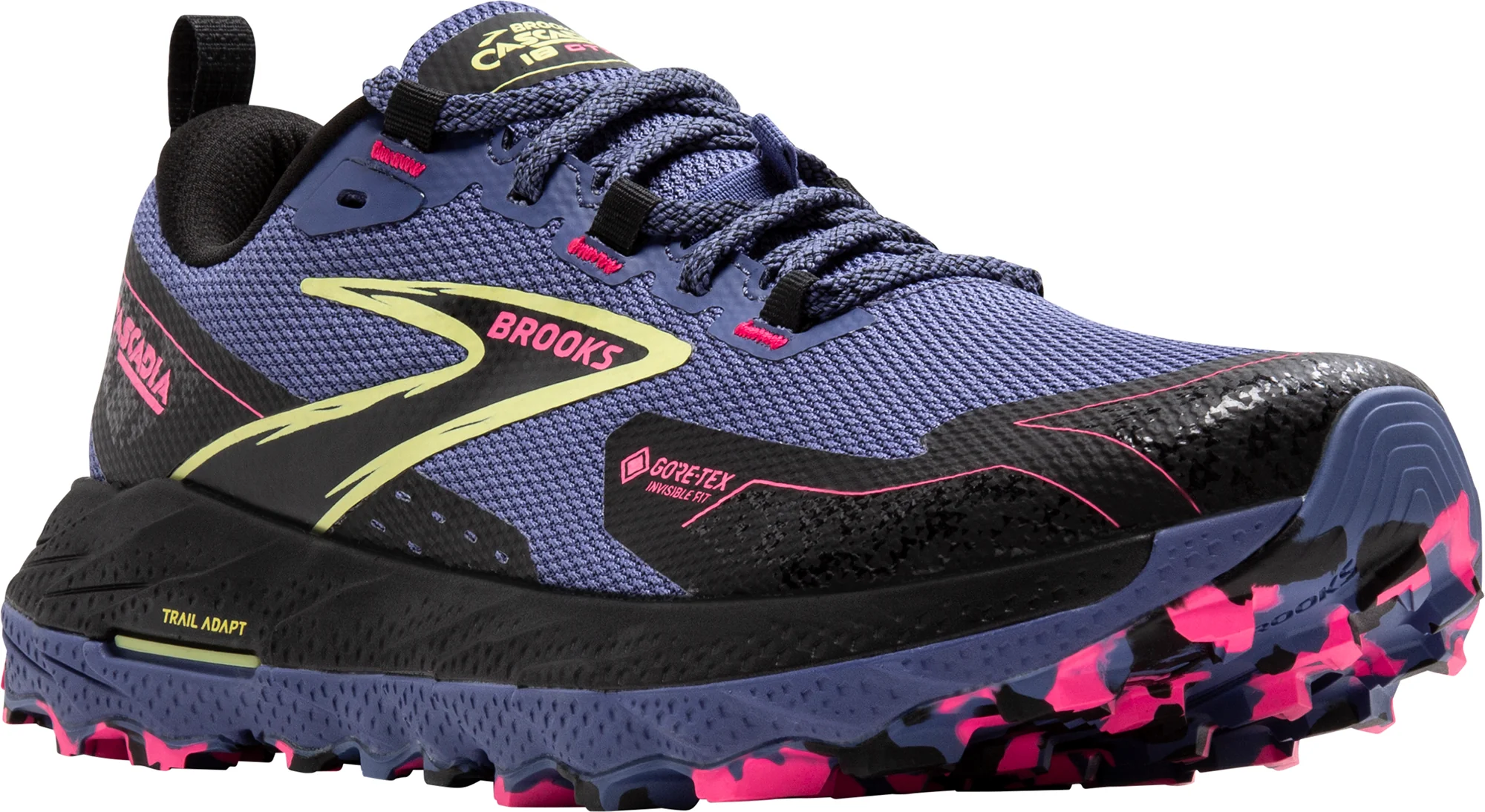 Brooks Cascadia 18 GORE-TEX Womens Trail Running Shoes - Blue - Image 6