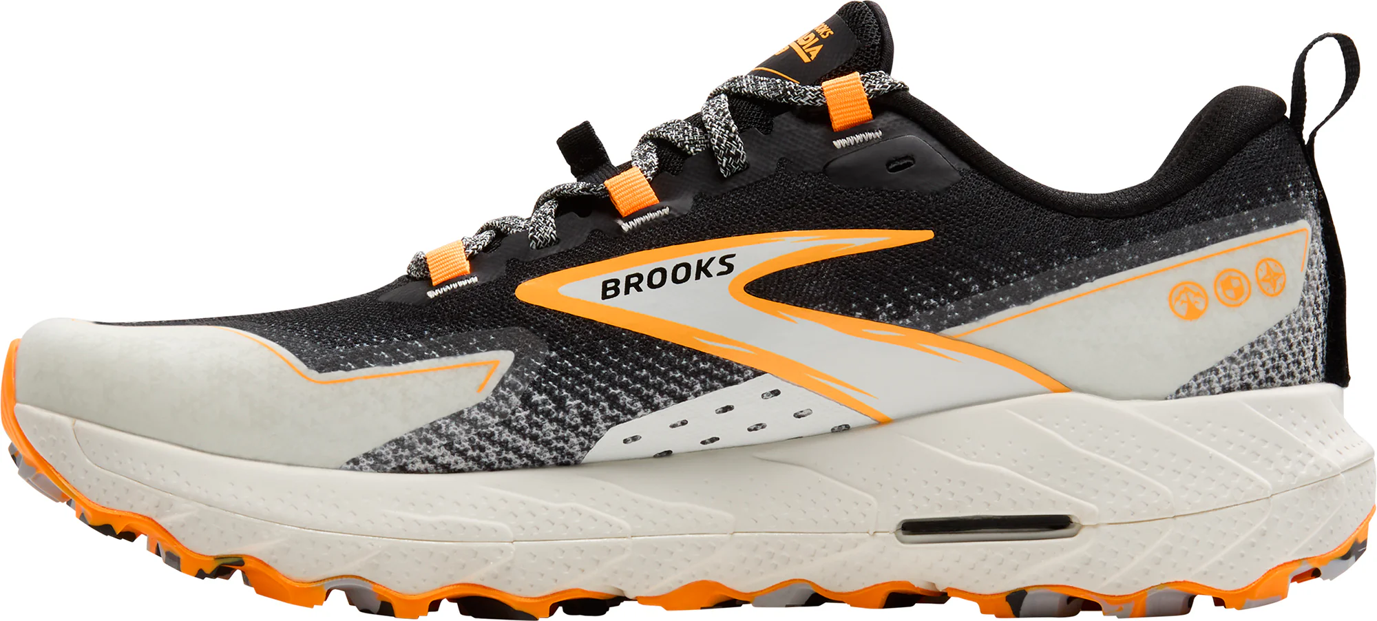 Brooks Cascadia 18 Mens Trail Running Shoes - Black - Image 3