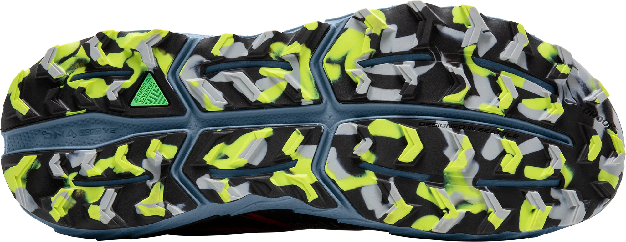 Brooks Cascadia 18 Mens Trail Running Shoes - Blue - Image 2