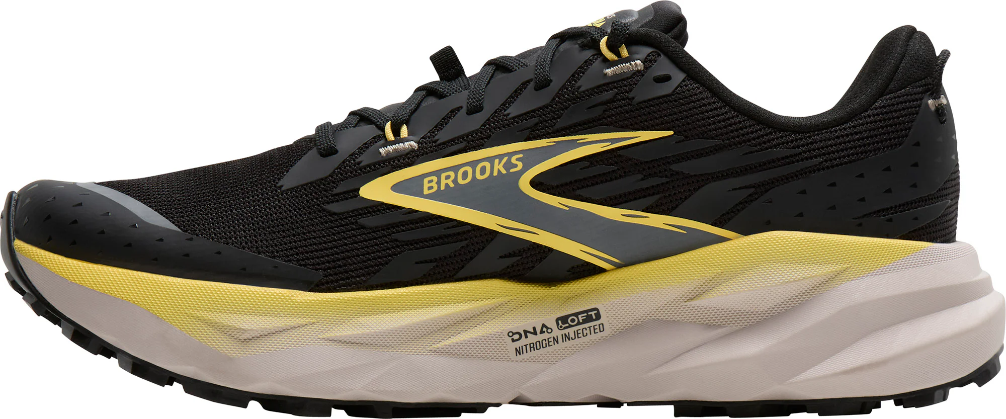 Brooks Cascadia 19 Mens Trail Running Shoes - Black - Image 3