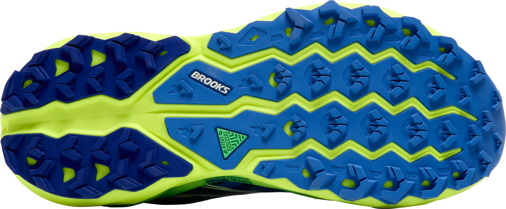 Brooks Cascadia 19 WIDE FIT Mens Trail Running Shoes - Blue - Image 2
