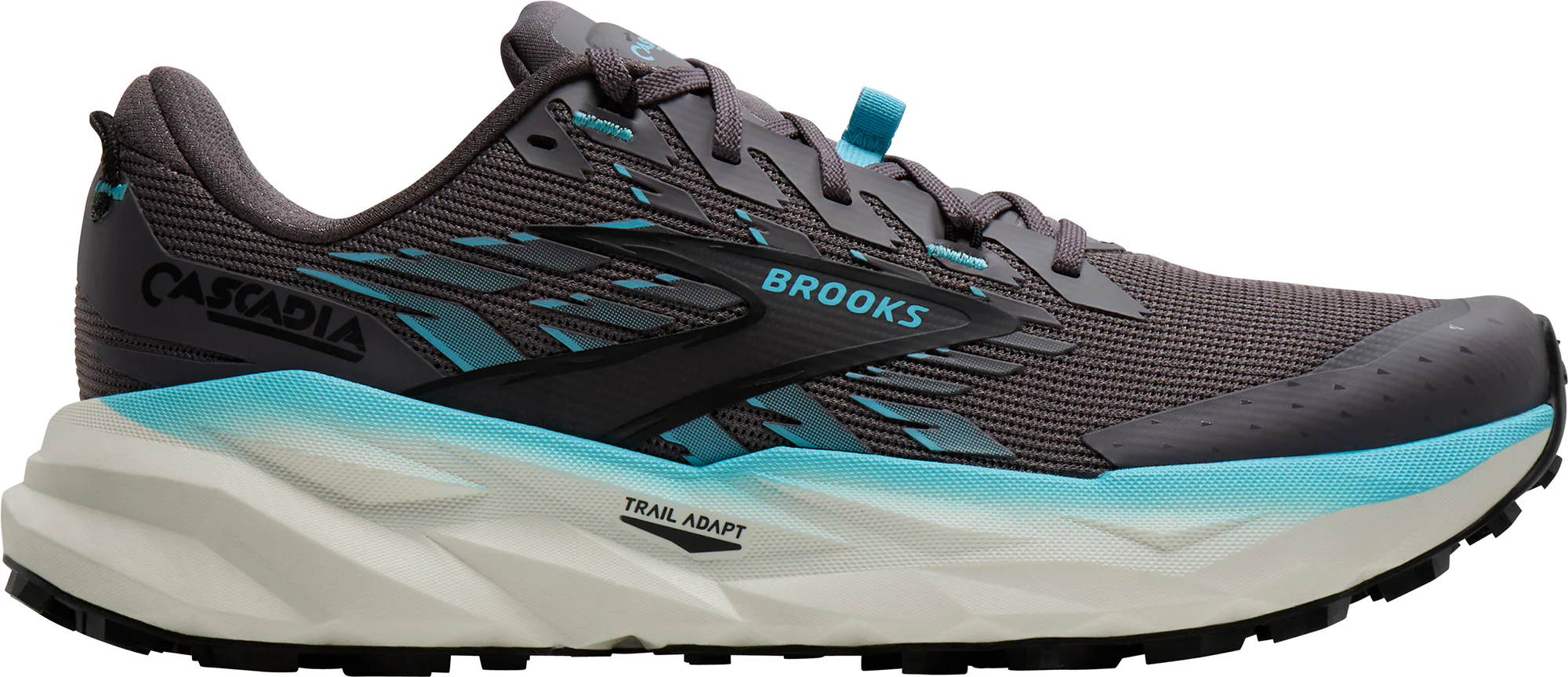 Brooks Cascadia 19 Womens Trail Running Shoes - Grey