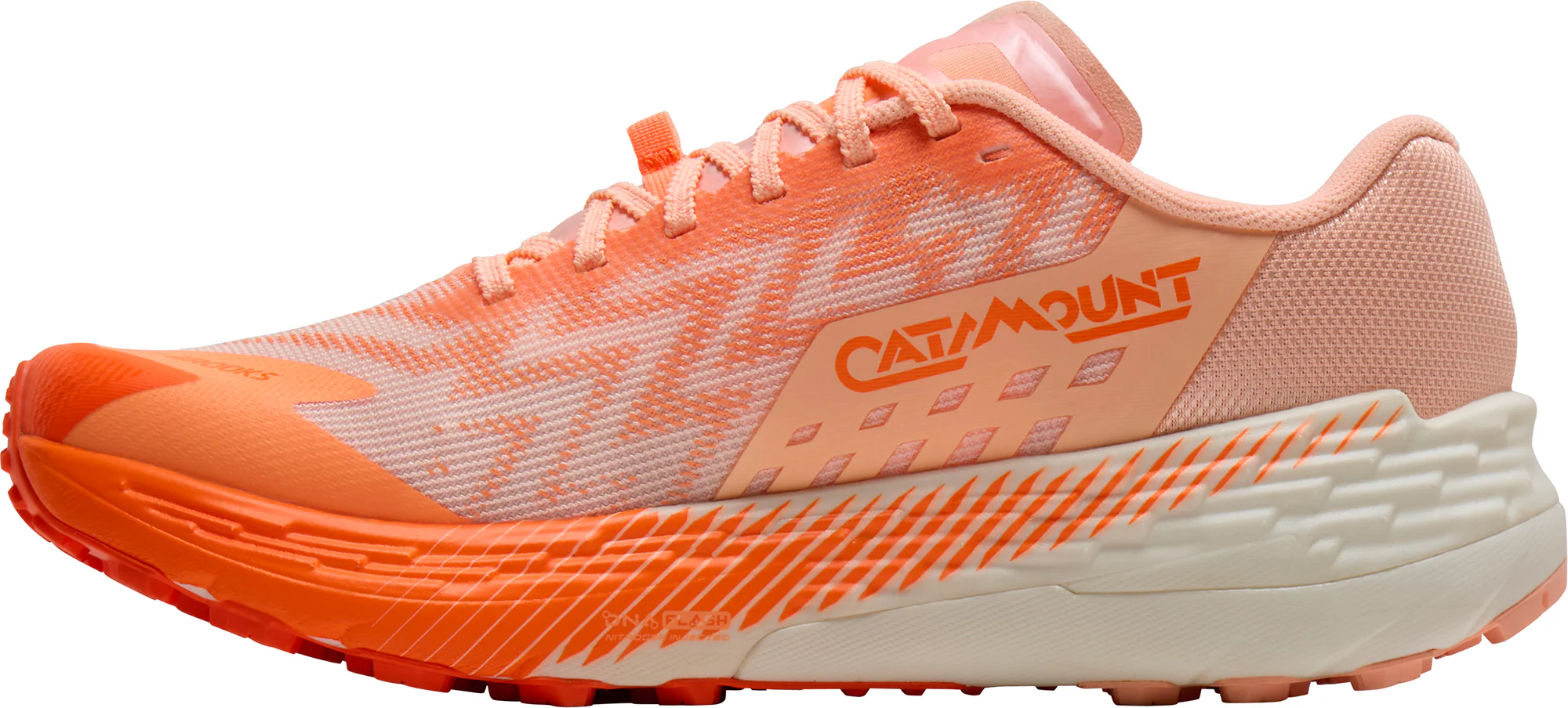 Brooks Catamount 4 Womens Trail Running Shoes - Orange - Image 3