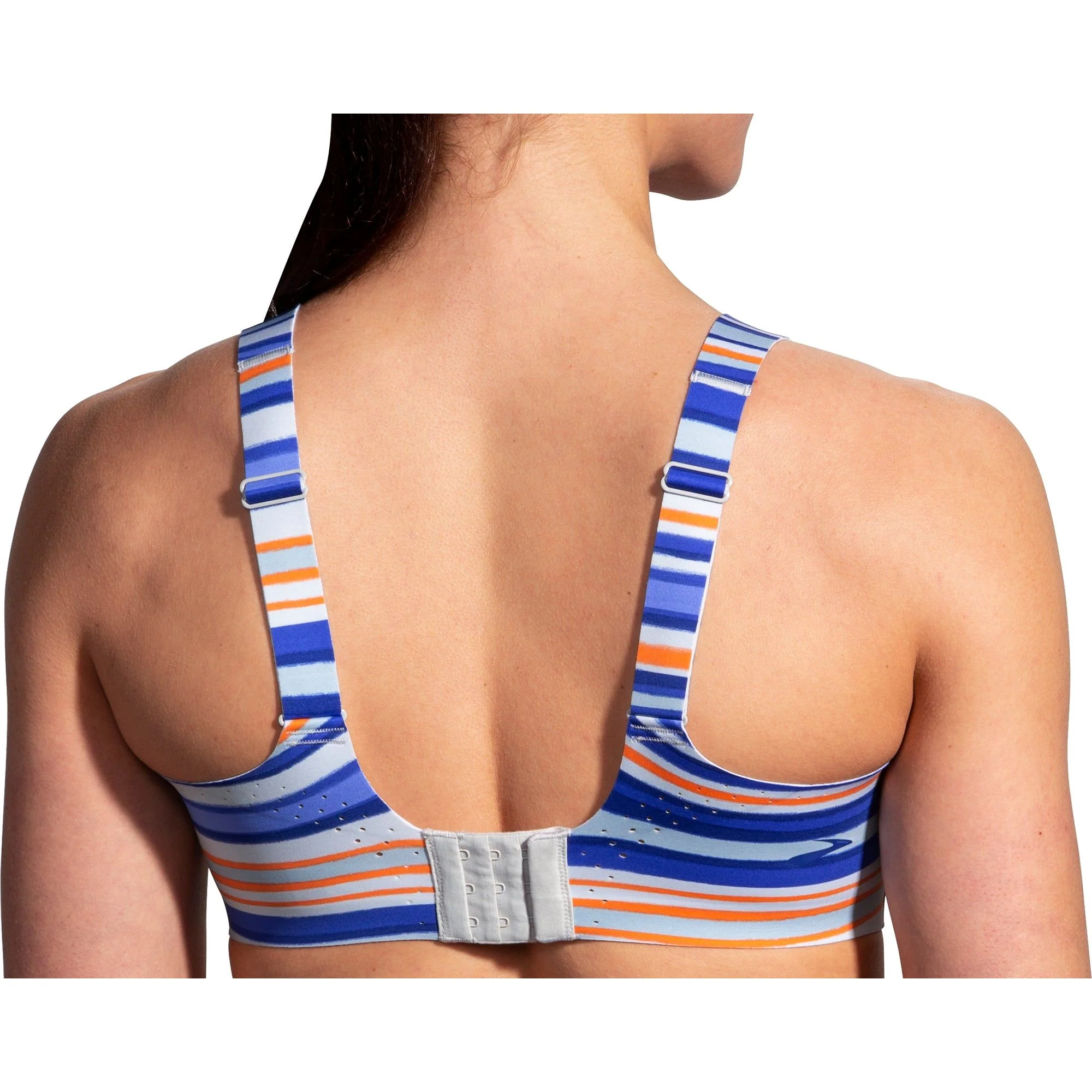 Brooks Dare Scoopback Womens Sports Bra - Blue - Image 2