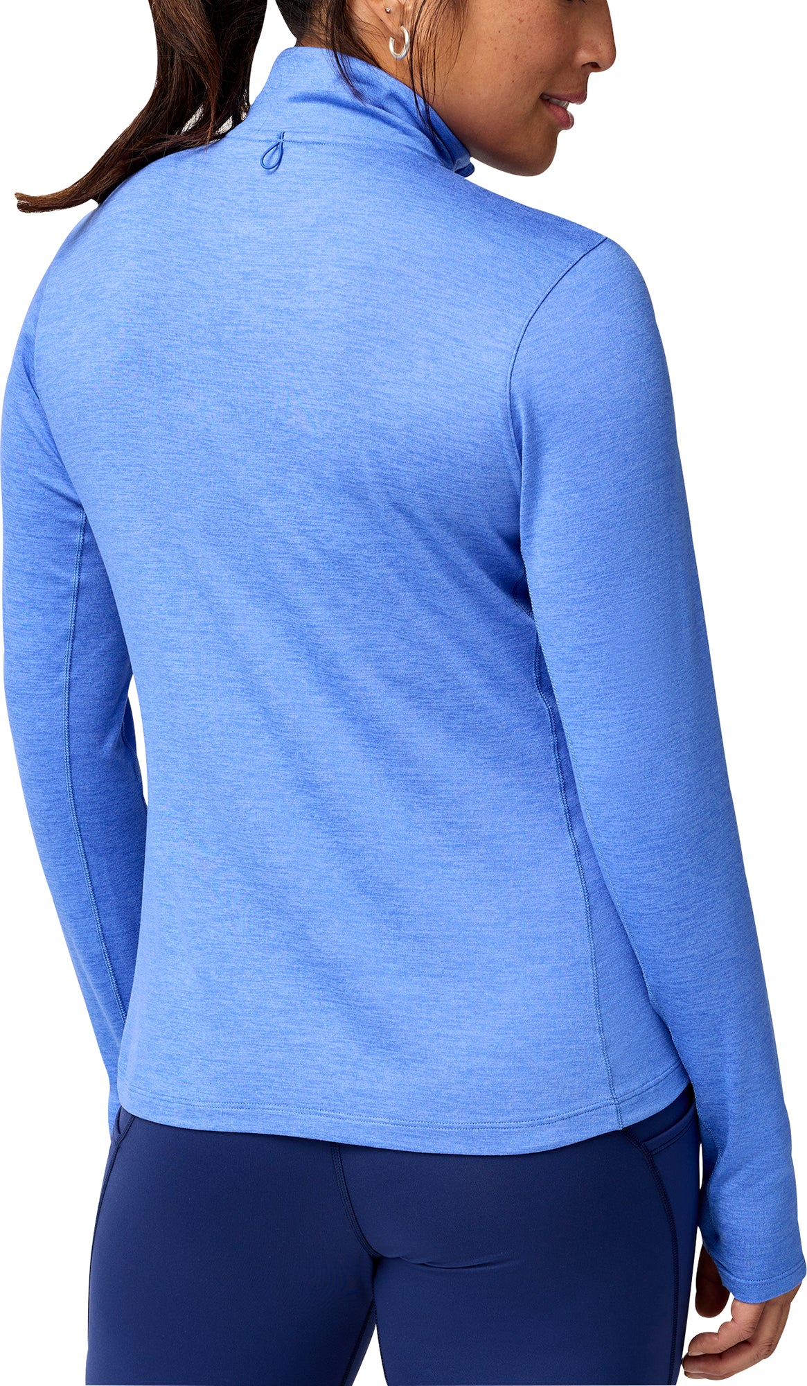 Brooks Dash 2.0 Half Zip Long Sleeve Womens Running Top - Blue - Image 2